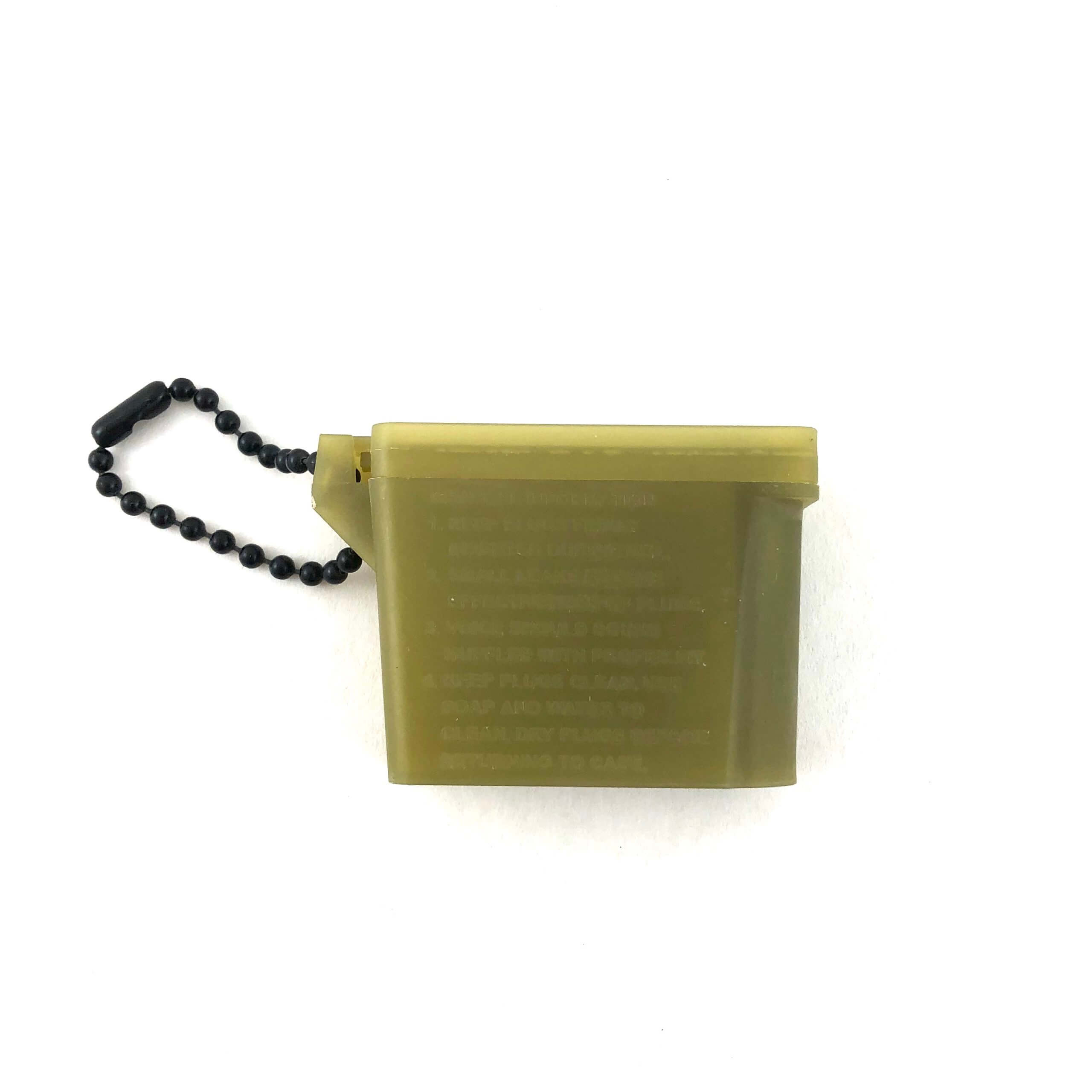 Military Ear Plug Cases With Ear Plugs, 2 Pack for Sale [Genuine Issue]