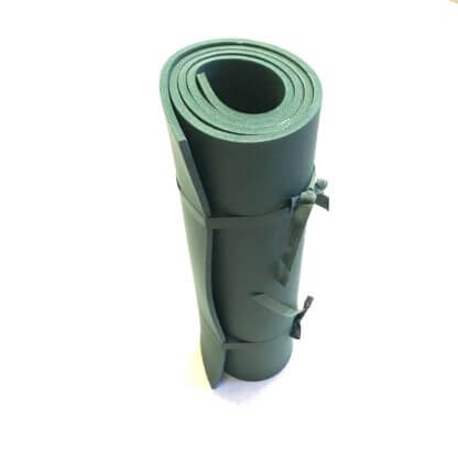 Military Foam Sleeping Pad Rolled Up