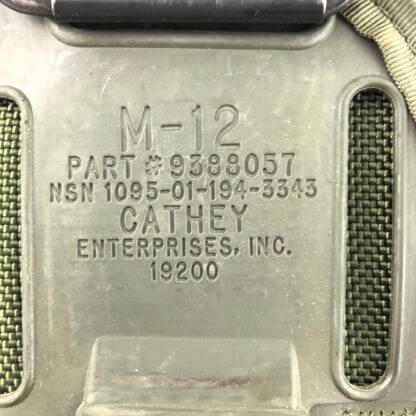 M-12 Universal Holster Label