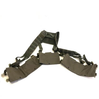 The harness is lighter than the other "version one" type harness due to lighter material.