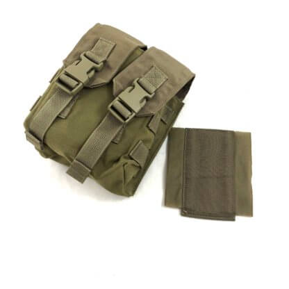 These 200 round SAW pouches carry ammo for the M249. The pouch fits a 200 round SAW drum or 200 rounds of loose linked ammo.