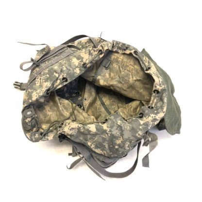 The zippered flap in the interior of the bag to separates the bag into two compartments. You can easily access the bottom compartment by the bottom exterior zipper. Also, the multiple cinch straps secure your gear inside. The top flap has a large pocket for maps or other similar flat items.