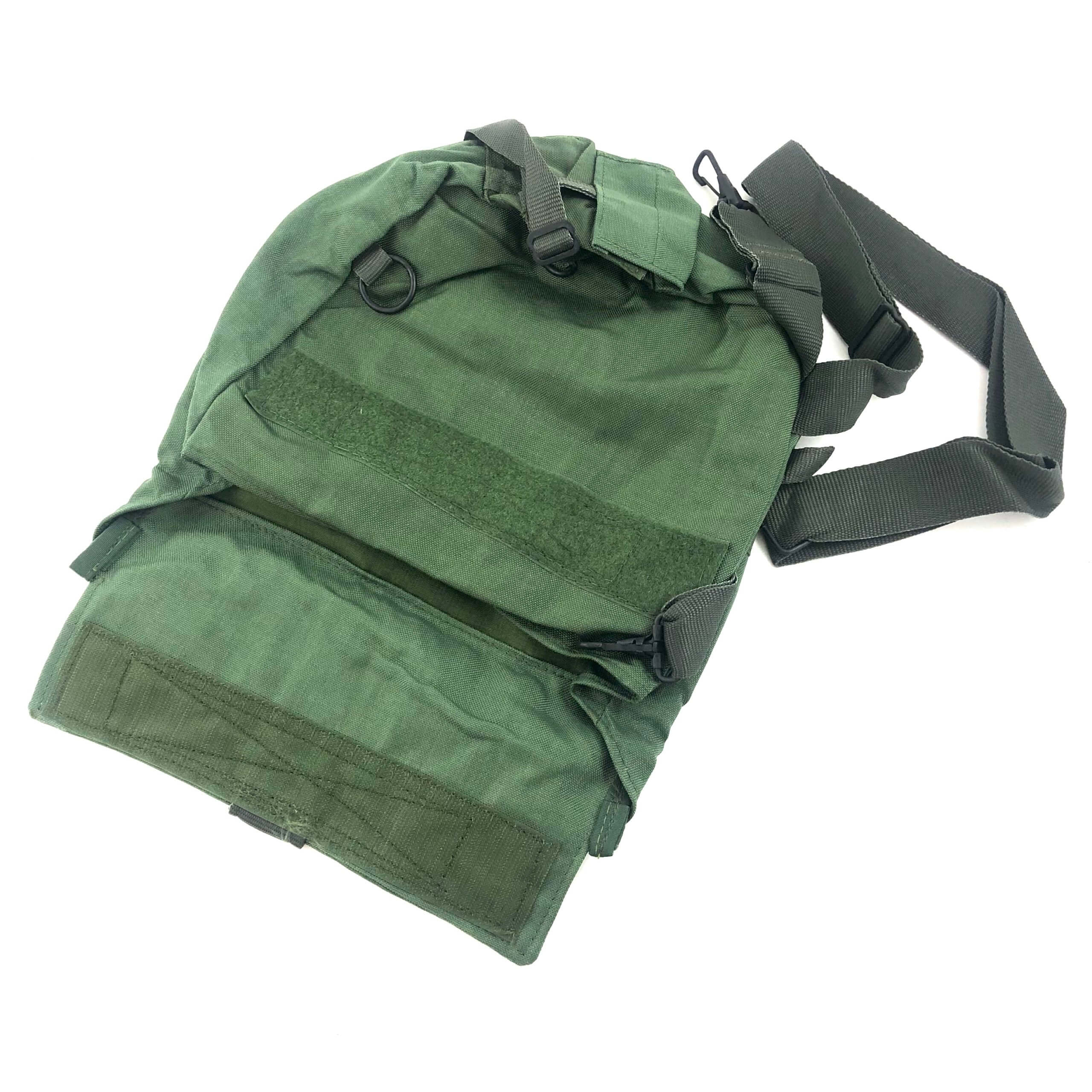 You can fit the gas mask, as well as accessories inside of this case.