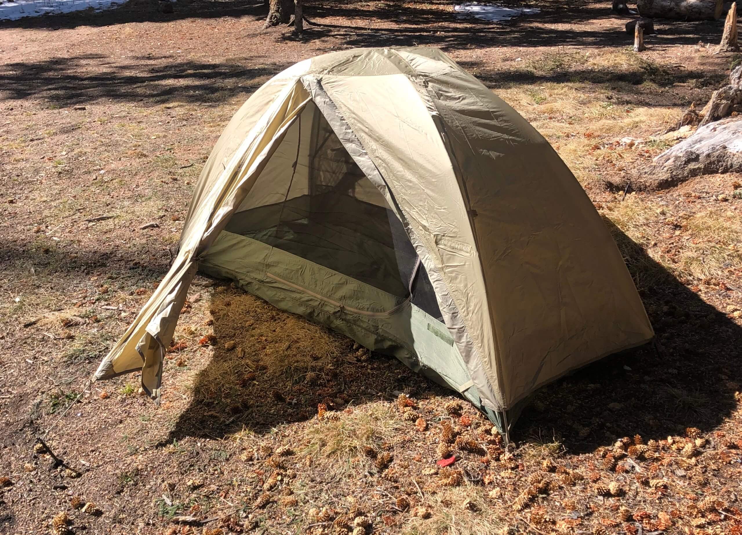 LiteFighter 1 Individual Tent, OD Green [Genuine Military Issue]