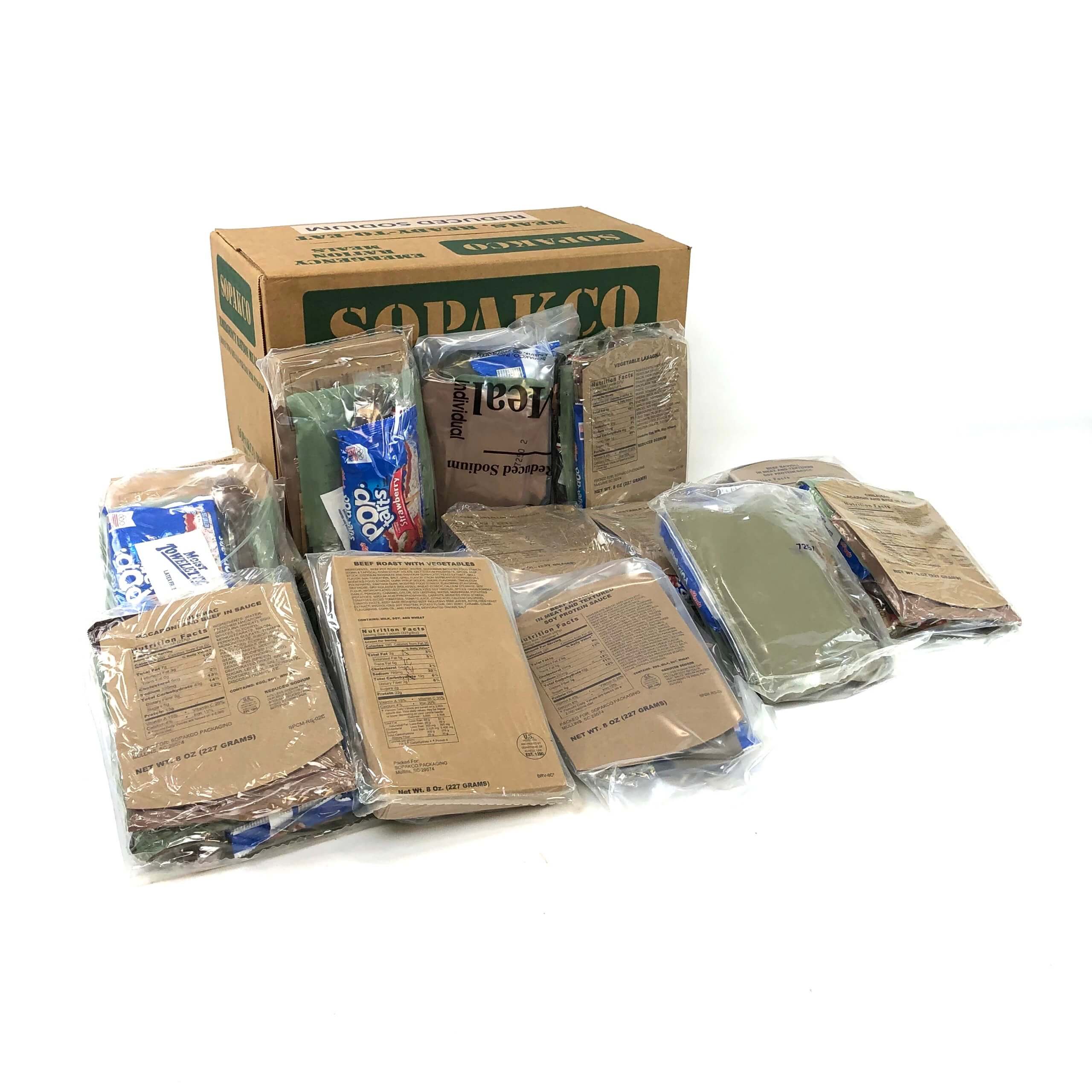 SOPAKCO Emergency Rations, 14 Meals
