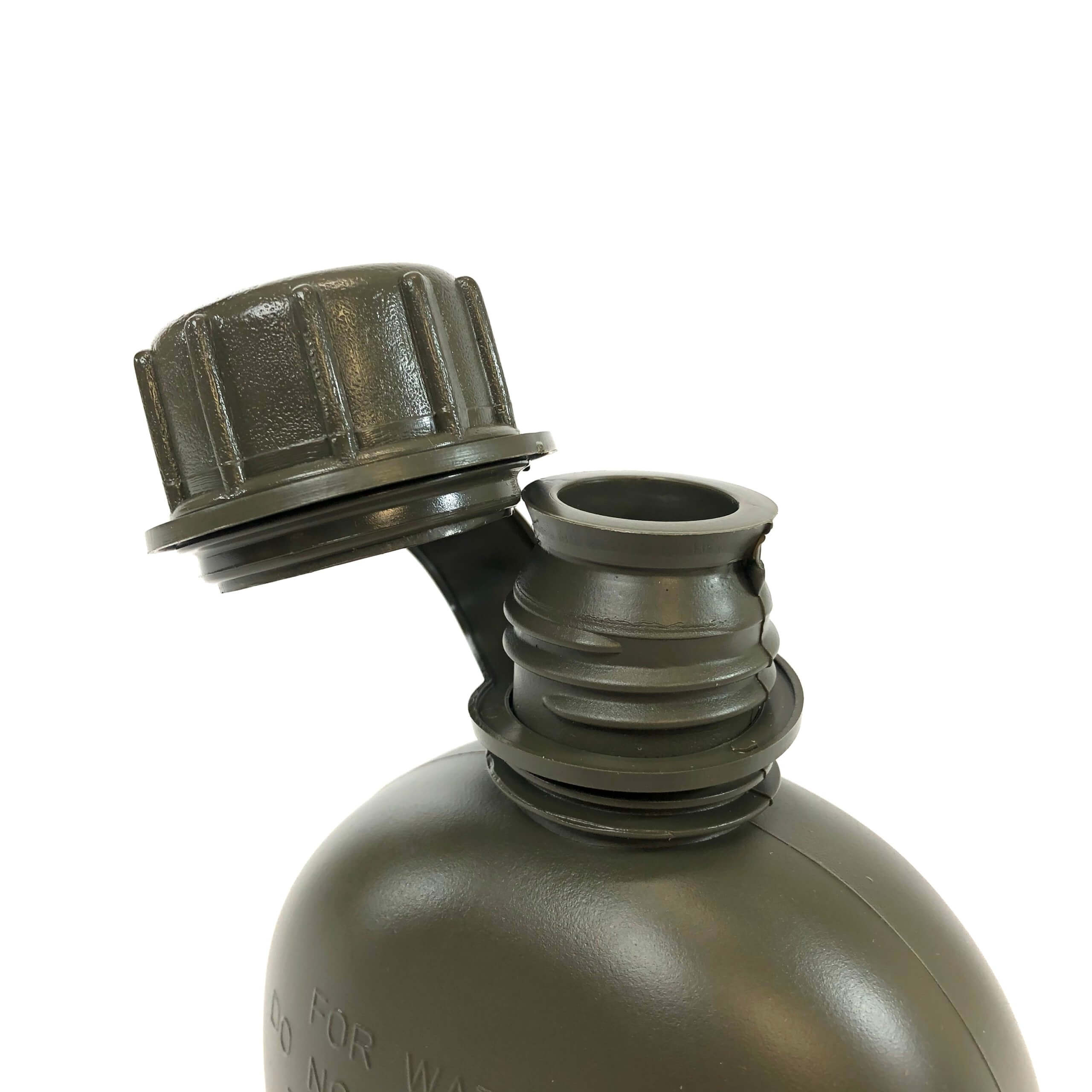 Case of 60 US Military 1 Quart HARD PLASTIC CANTEENS 1QT OD GREEN BPA FREE NEW 