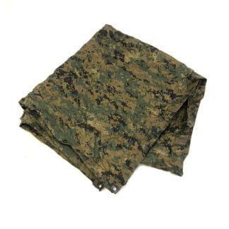 USMC Reversible Shelter Tarp, Woodland MARPAT