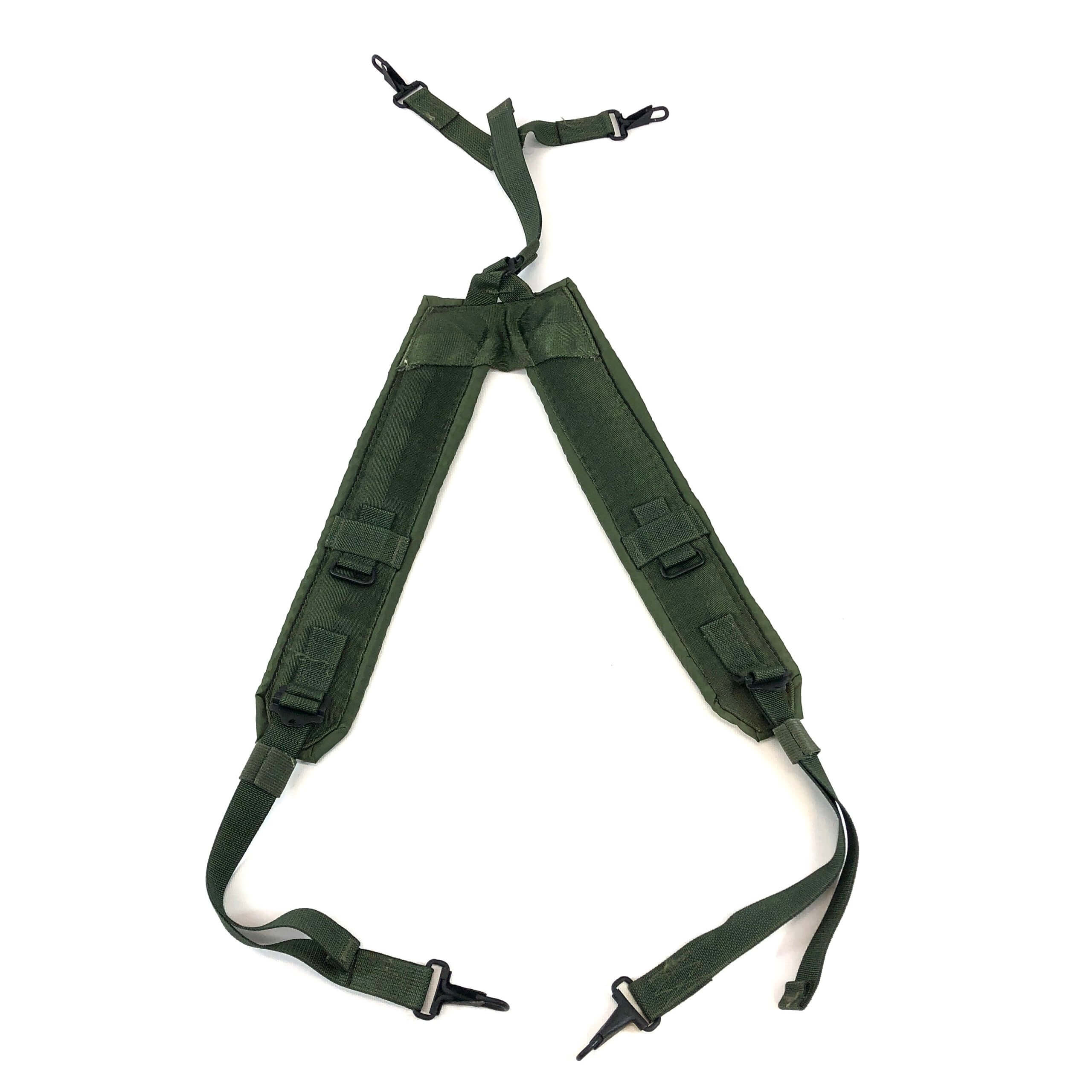 US Military LC-1 LC-2 ALICE SUSPENDERS Belt OD Green Y Type Straps Load Bearing 