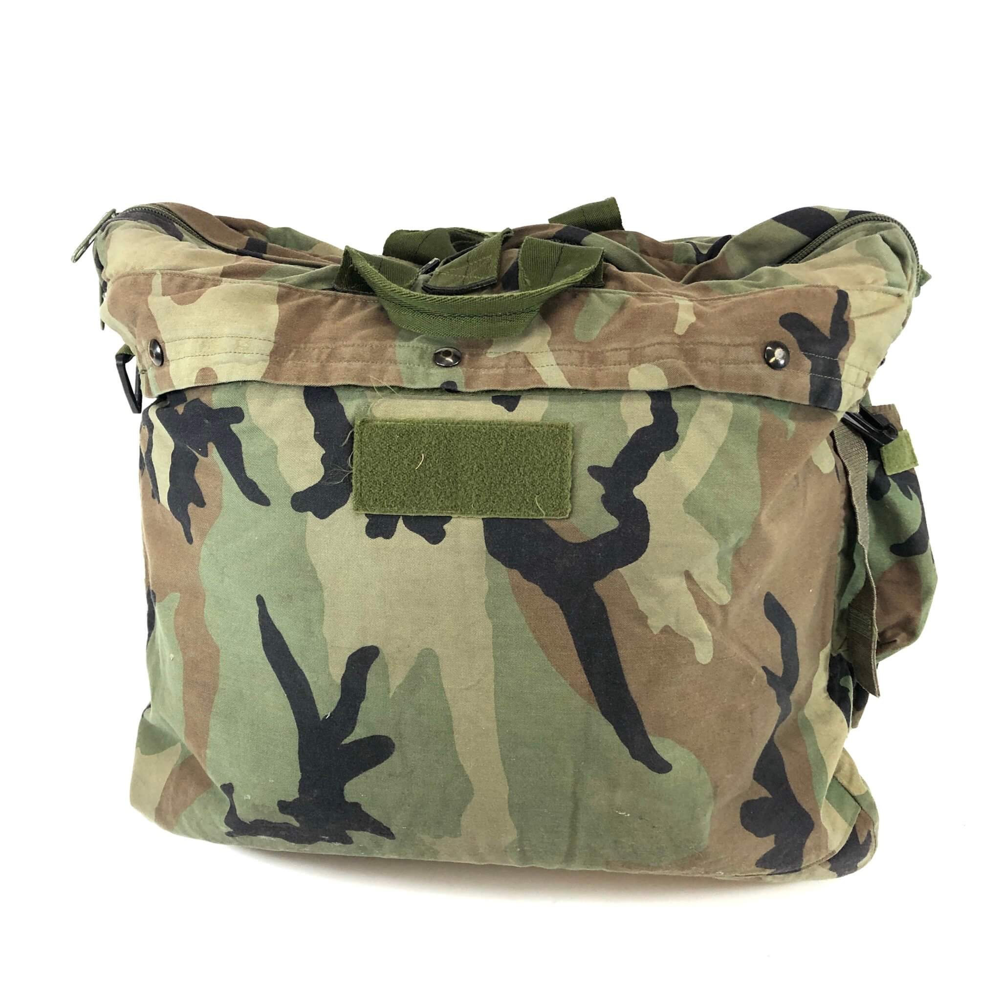 USGI Flyers Helmet Bag, HGU56/P, Woodland BDU Camo [Genuine Issue]