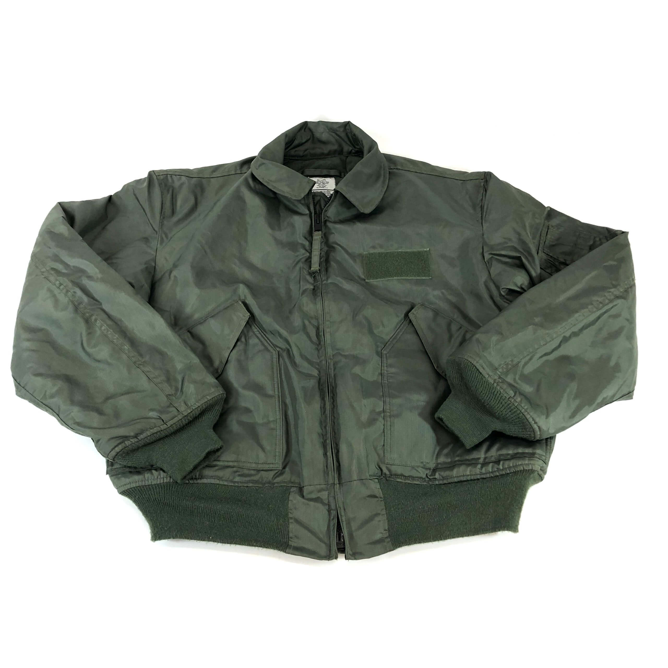 USGI Cold Weather Flyers Jacket, CWU-45/P, Foliage Green [Genuine