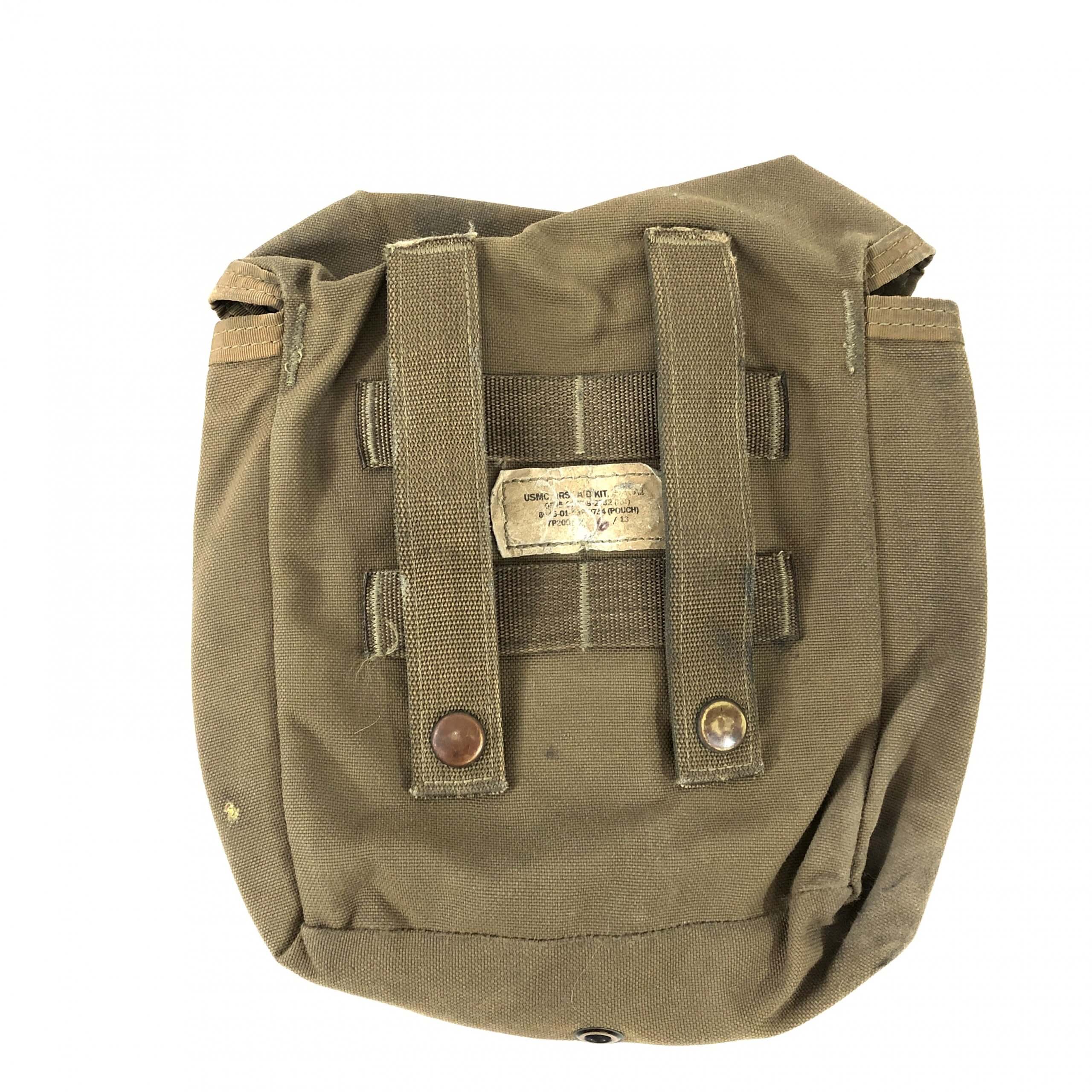 USMC First Aid Kit Pouch, A1, Coyote Brown - Venture Surplus - USGI