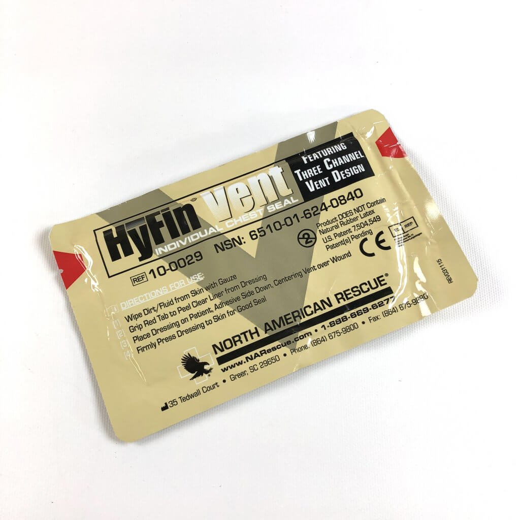 Hyfin Vent Individual Chest Seal [Genuine Issue] [Made In USA]