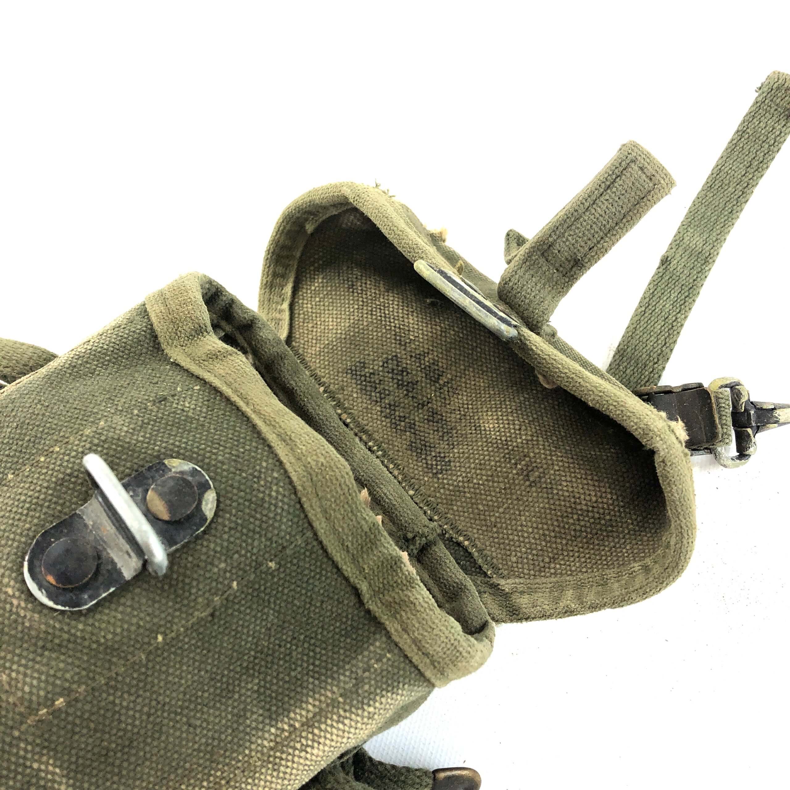 U.S 20 round Army Vietnam Era Nylon Small Arms Pouch 