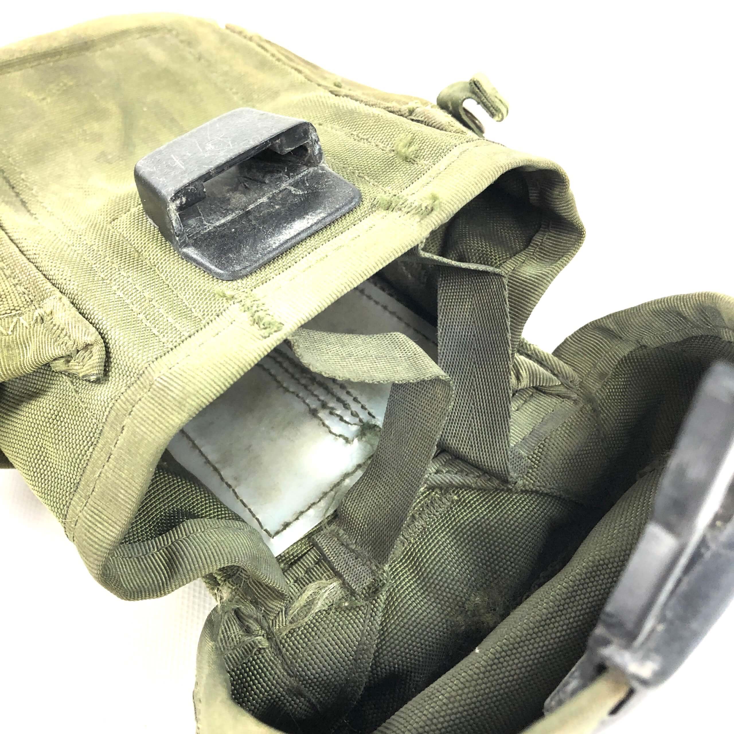 2 M1972 Small Arms Ammo Cases Pouch ALICE Olive Drab Pouches Ammunition DEFECT 