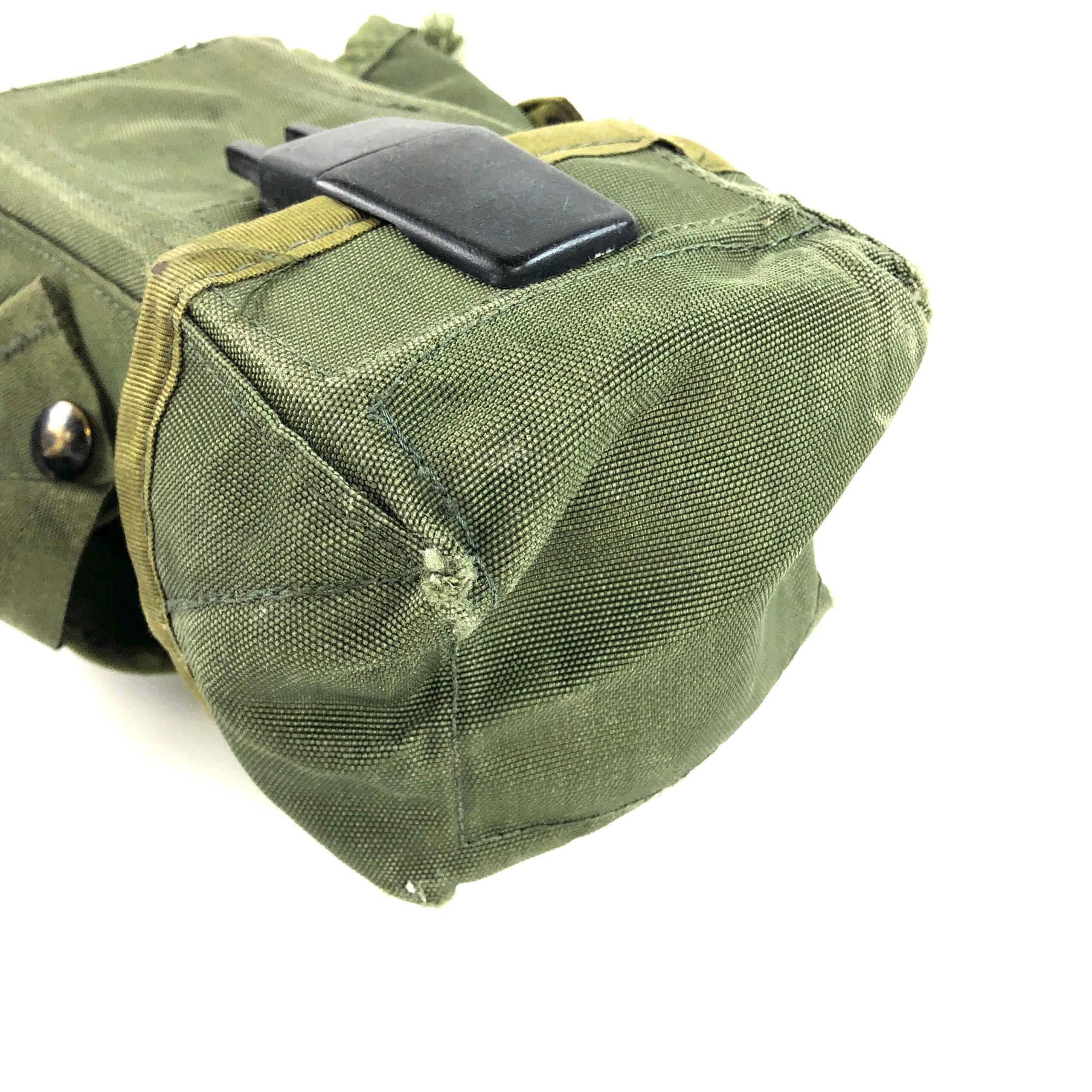 2 M1972 Small Arms Ammo Cases Pouch ALICE Olive Drab Pouches Ammunition DEFECT 