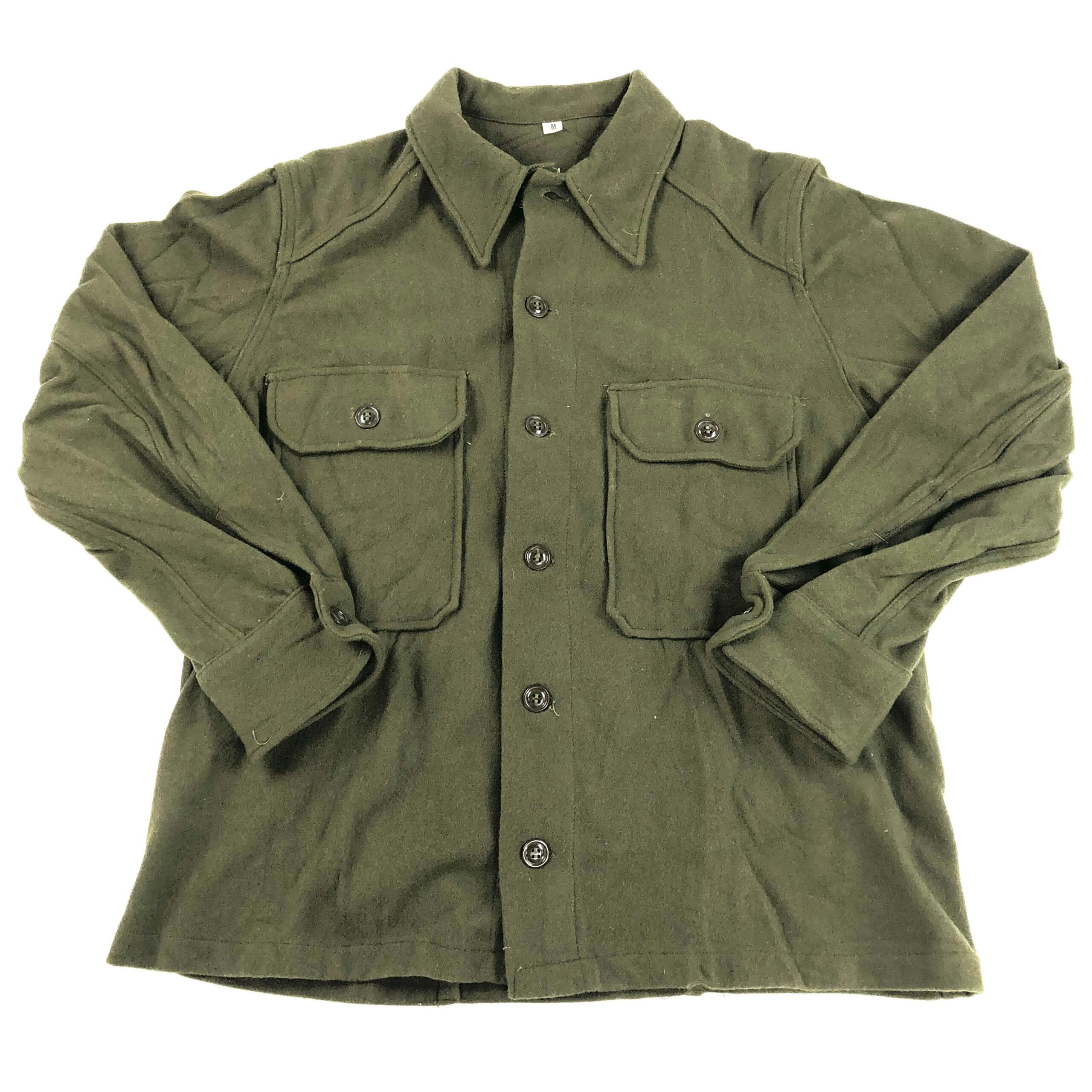 Genuine US Military WOOL FIELD SHIRT Cold Weather Winter Hunting SMALL VGC 