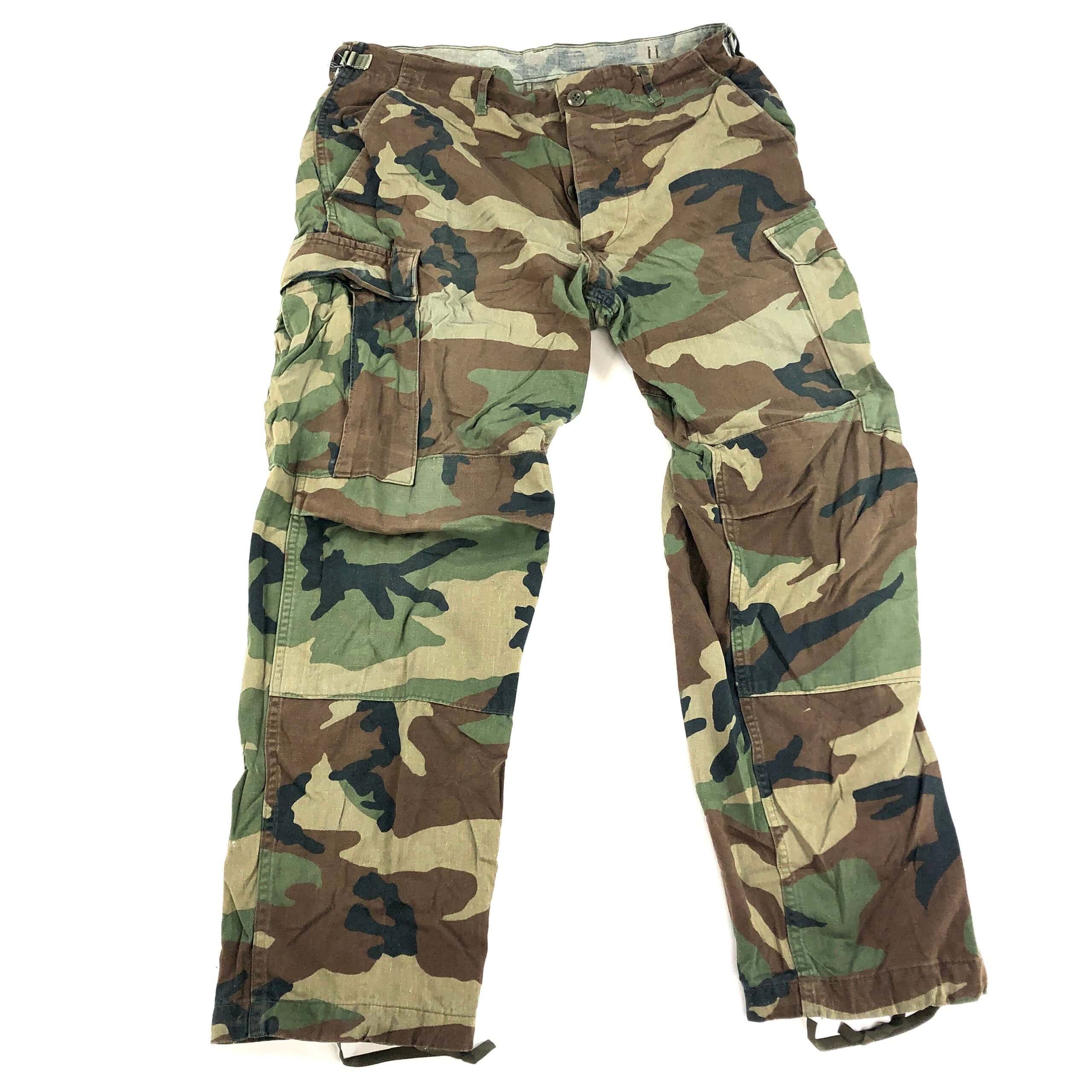 Made in USA ARMY Woodland Camo BDU Fatigues Military Uniform Pants Trousers USGI 