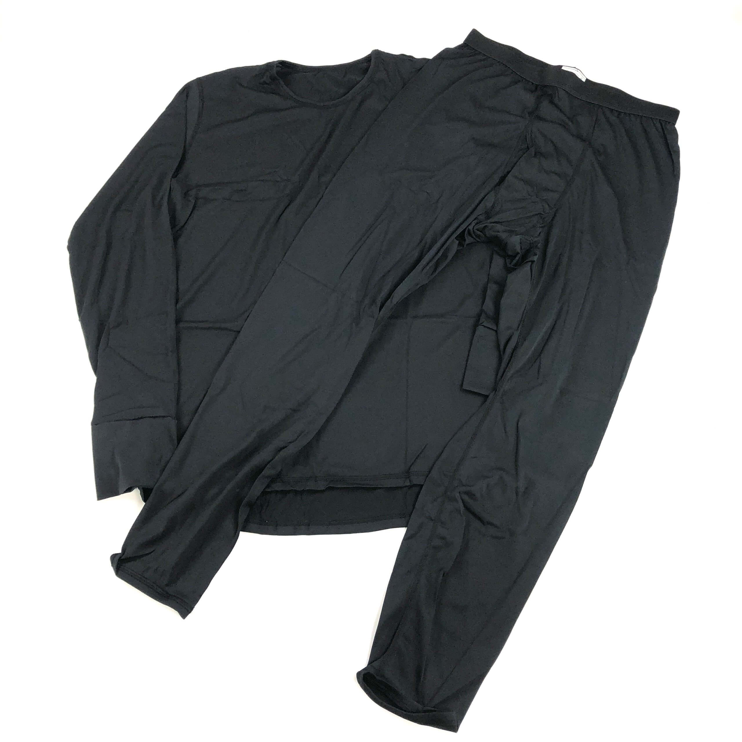 New USGI ECWCS XL Reg Cold Weather Lightweight Underwear Set Pants/Shirt Black
