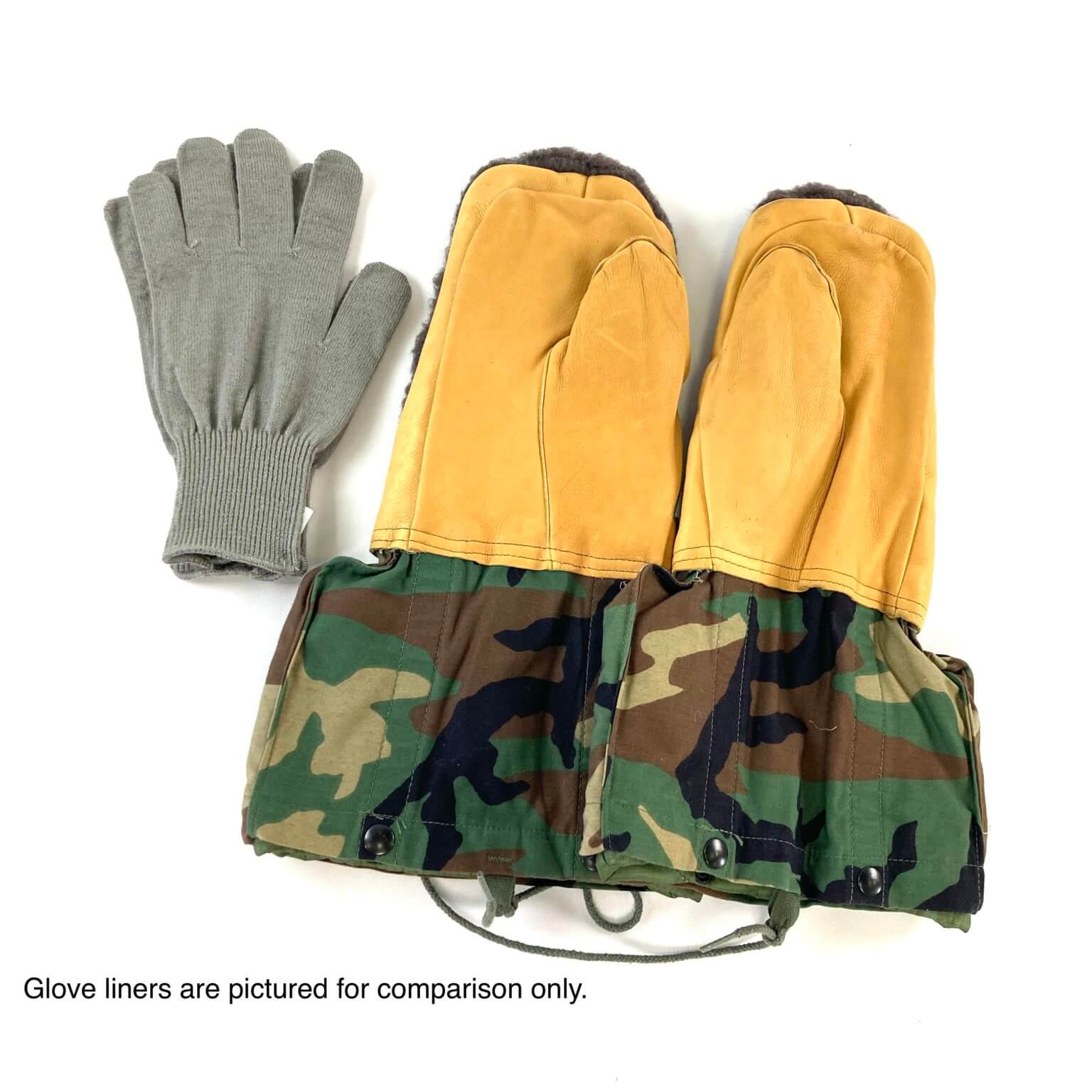 Extreme Cold Weather Mittens, Woodland Camo [Genuine Issue]