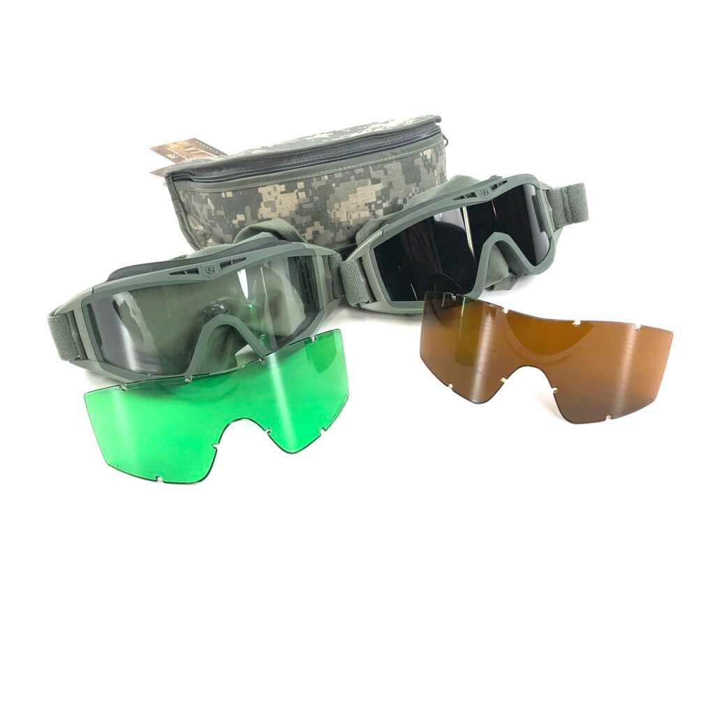 Revision Tactical Military PPE Protective Safety Eye Goggles Glasses Dual Lens 