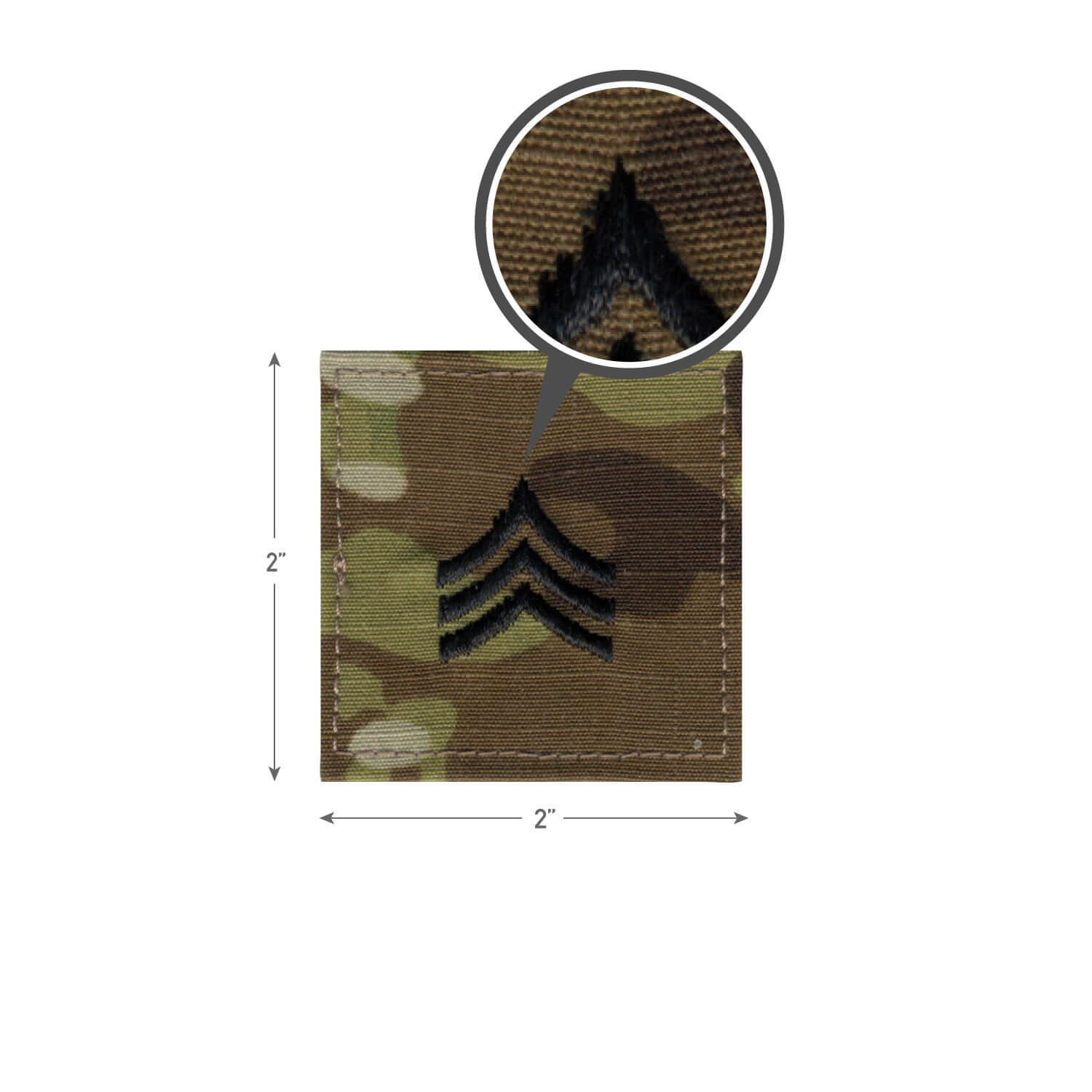 Rothco OCP Sergeant Rank Patch - Image 2