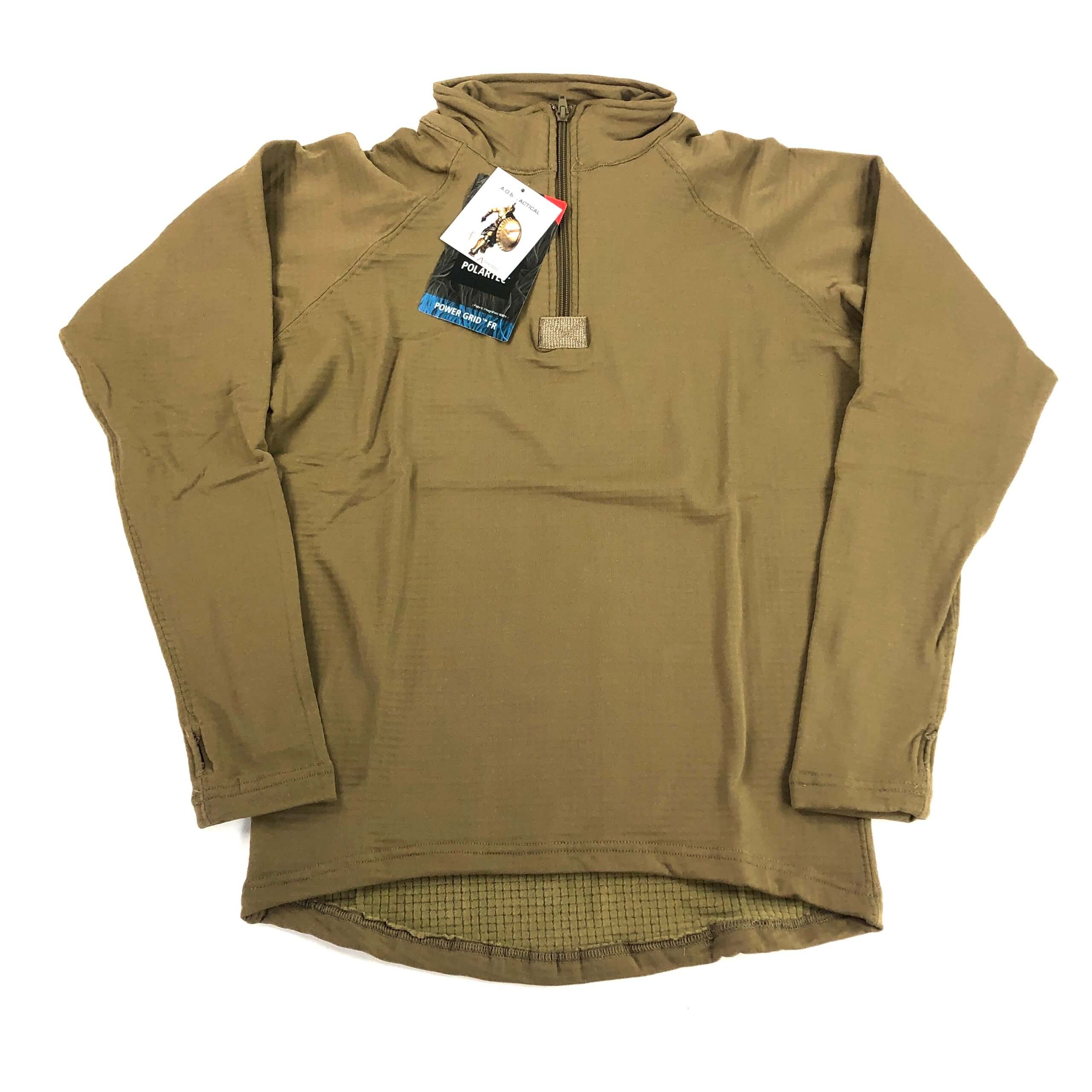 AOS Polartec FR Level II Thermal Top, Coyote Brown - Venture Surplus