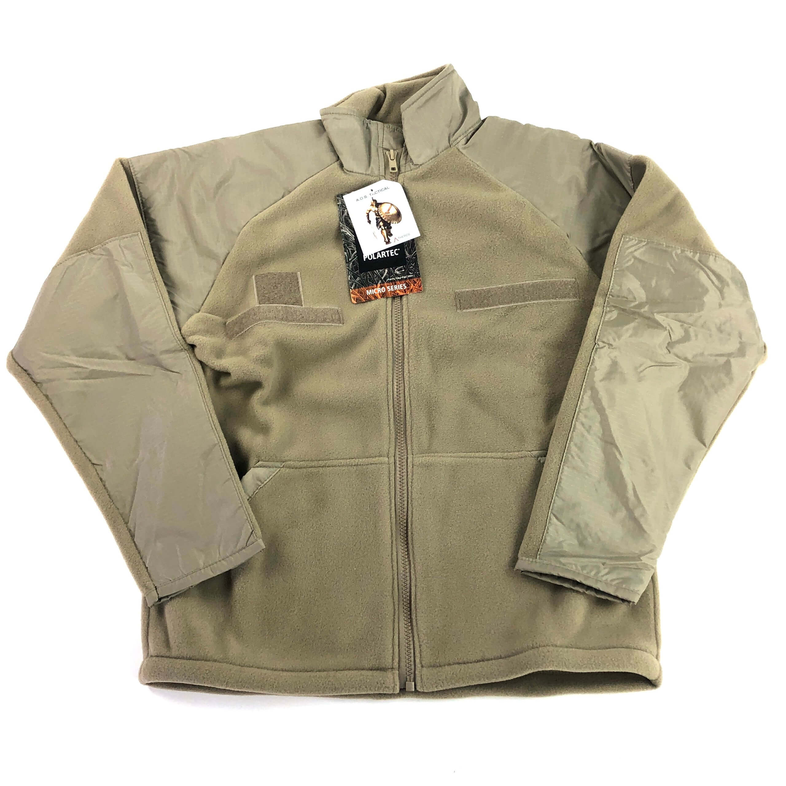 AOS Polartec Micro Fleece Level III Jacket, Tan