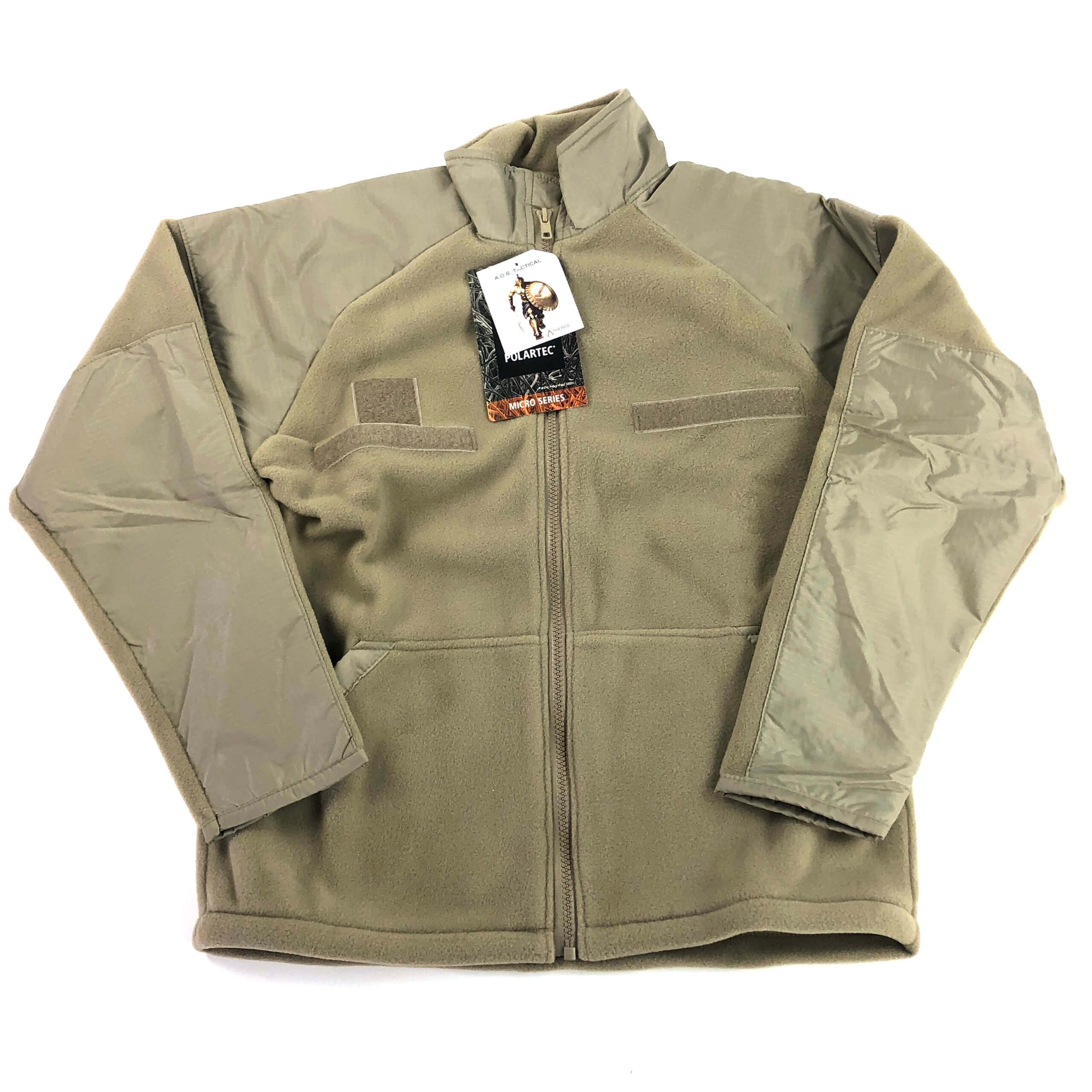 AOS Polartec Micro Fleece Level III Jacket, Tan - Venture Surplus