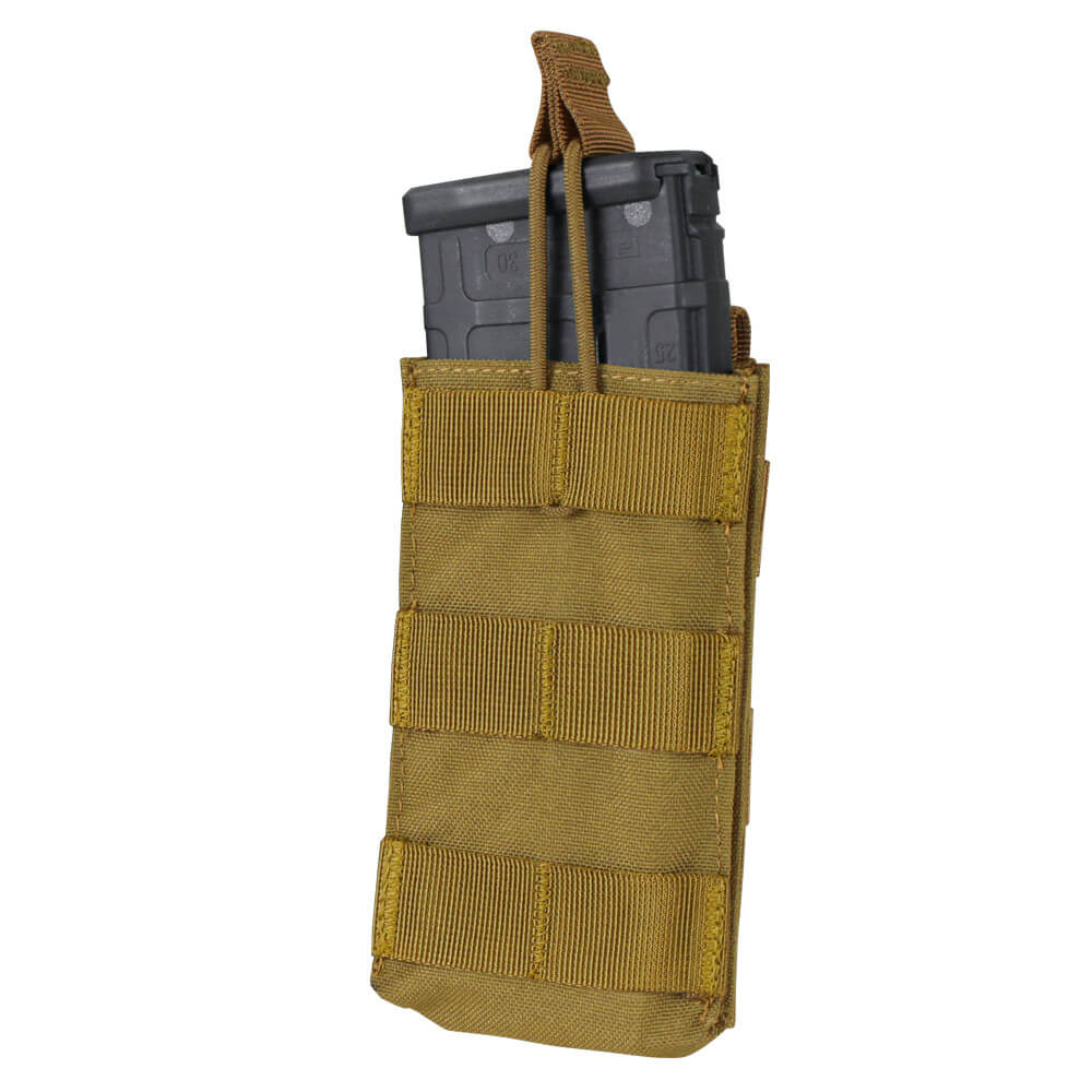CONDOR Single MOLLE Kangaroo Pouch Tactical Military Coyote Brown 