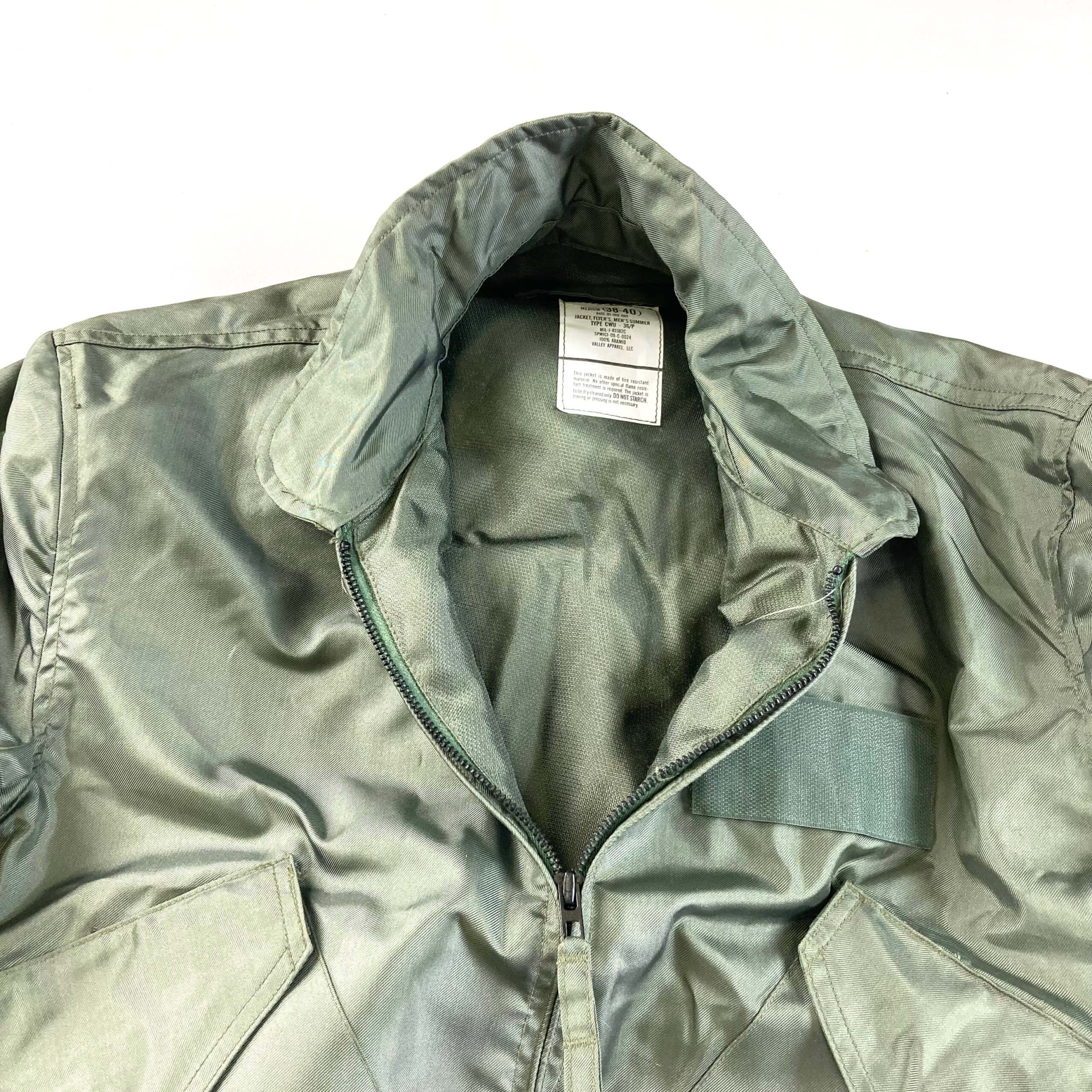 USGI Summer Flyer's Jacket, CWU-36/P, Foliage Green - Venture Surplus