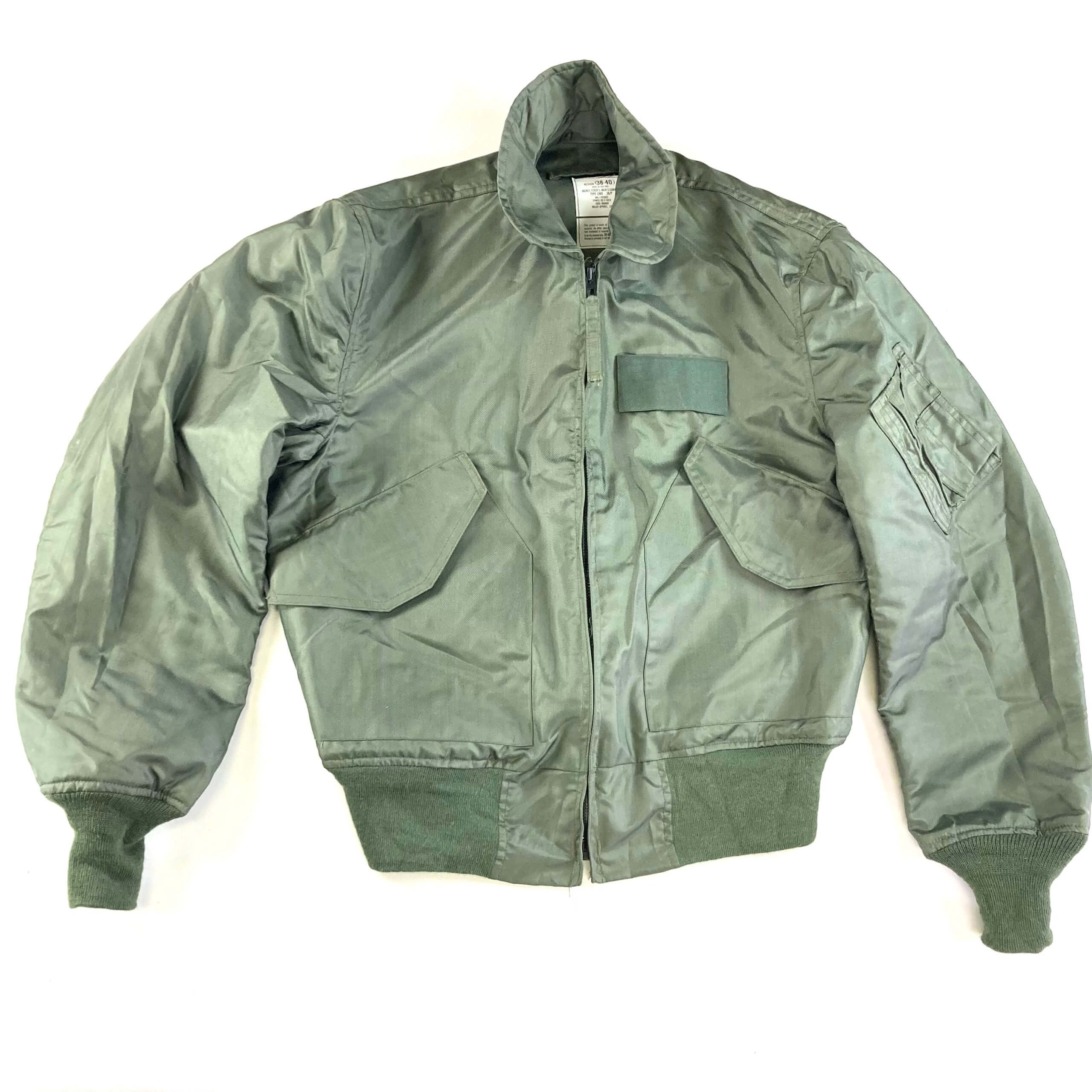 Alpha Industries CWU 36-P NOMEX Mil-Spec Flight Jacket Sage Green ...