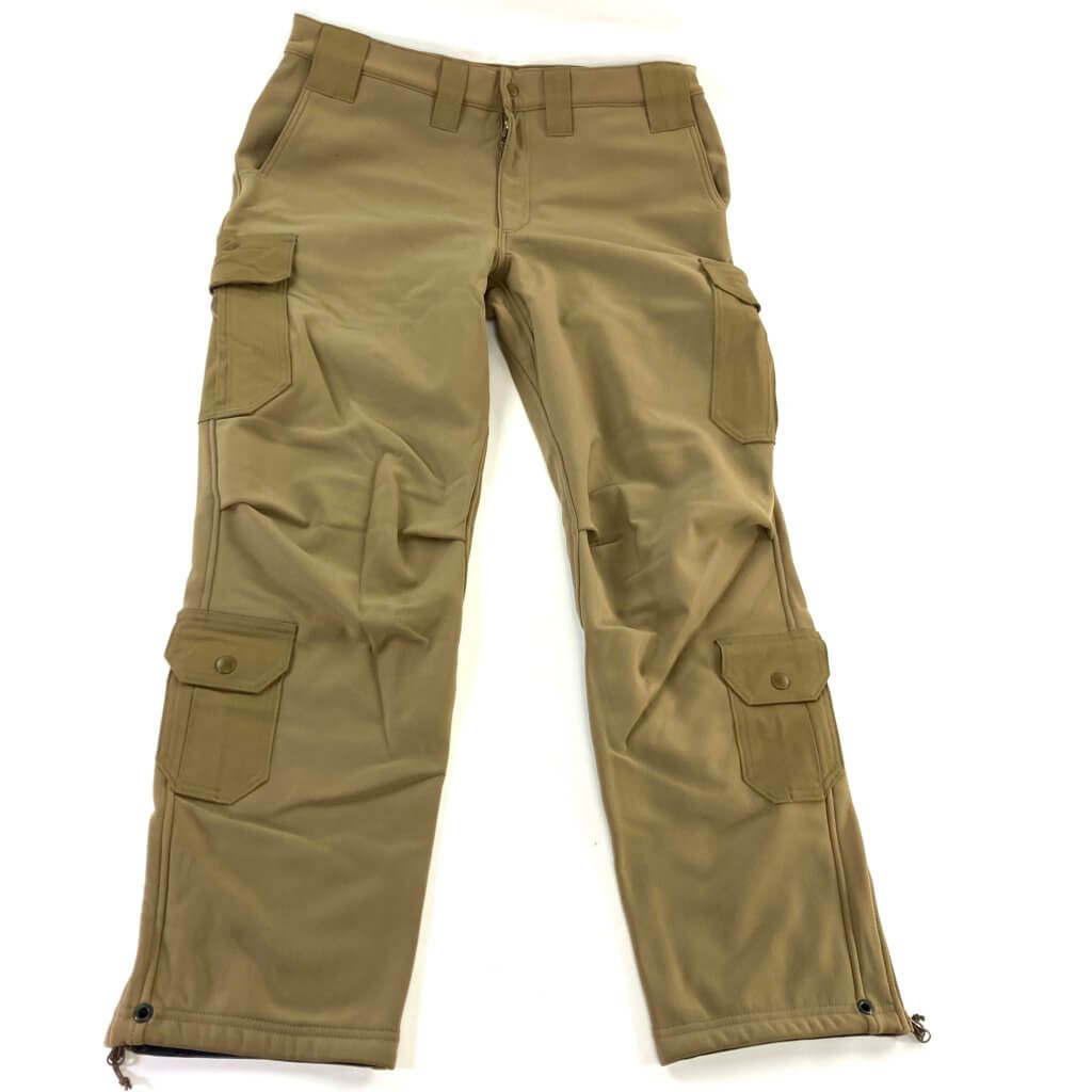 Wild Things Soft Shell Pants, Fleece Lined, Coyote Brown