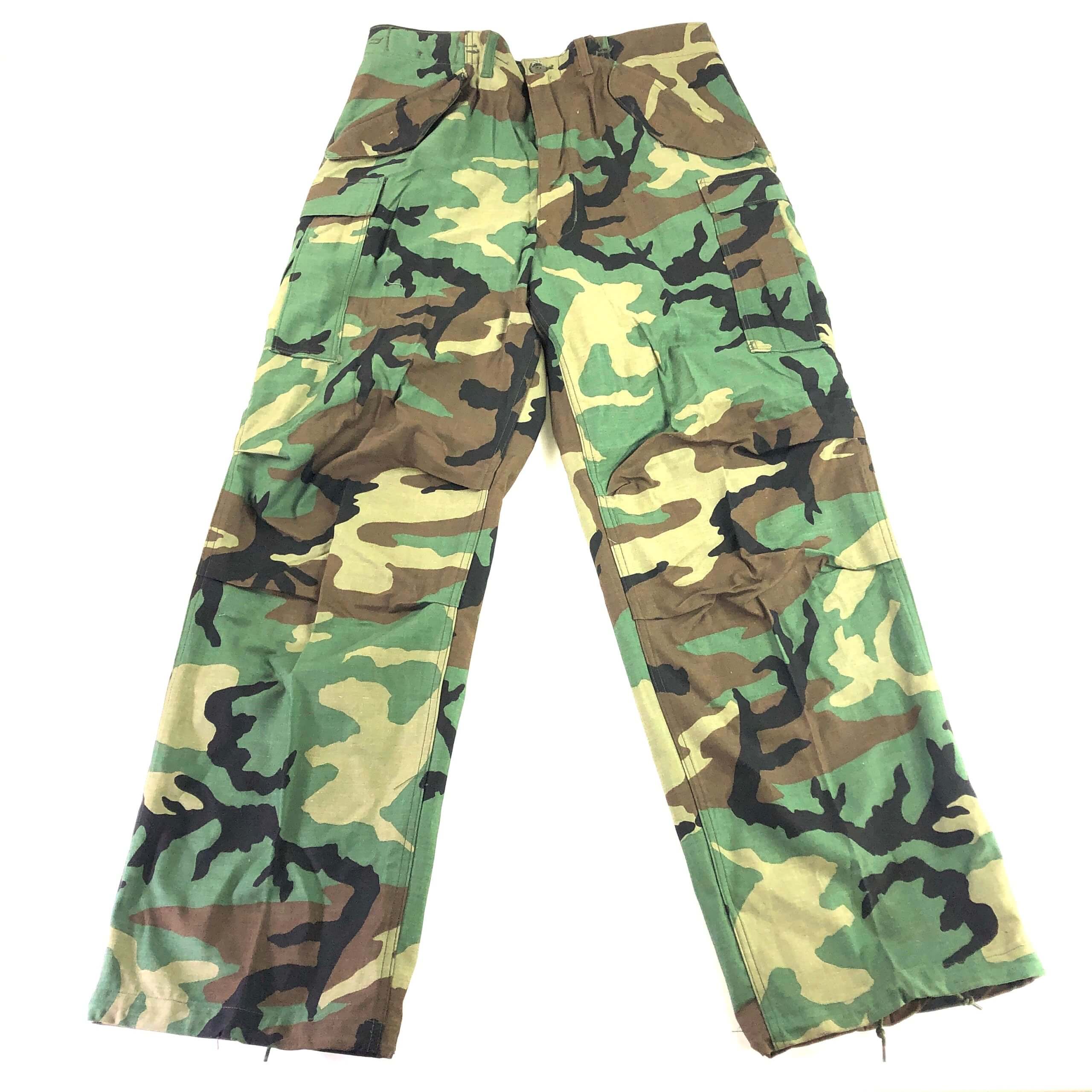 US ARMY TROUSERS FIELD  PANTS CLASS 2 WOODLAND CAMOUFLAGE COLD WEATHER 