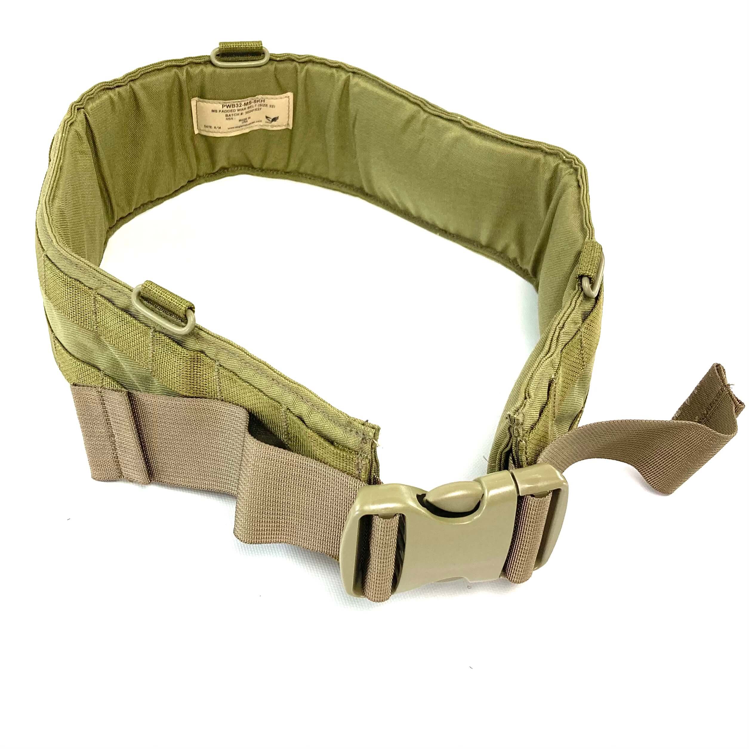 米軍 実物 EAGLE PADDED WAR BELT