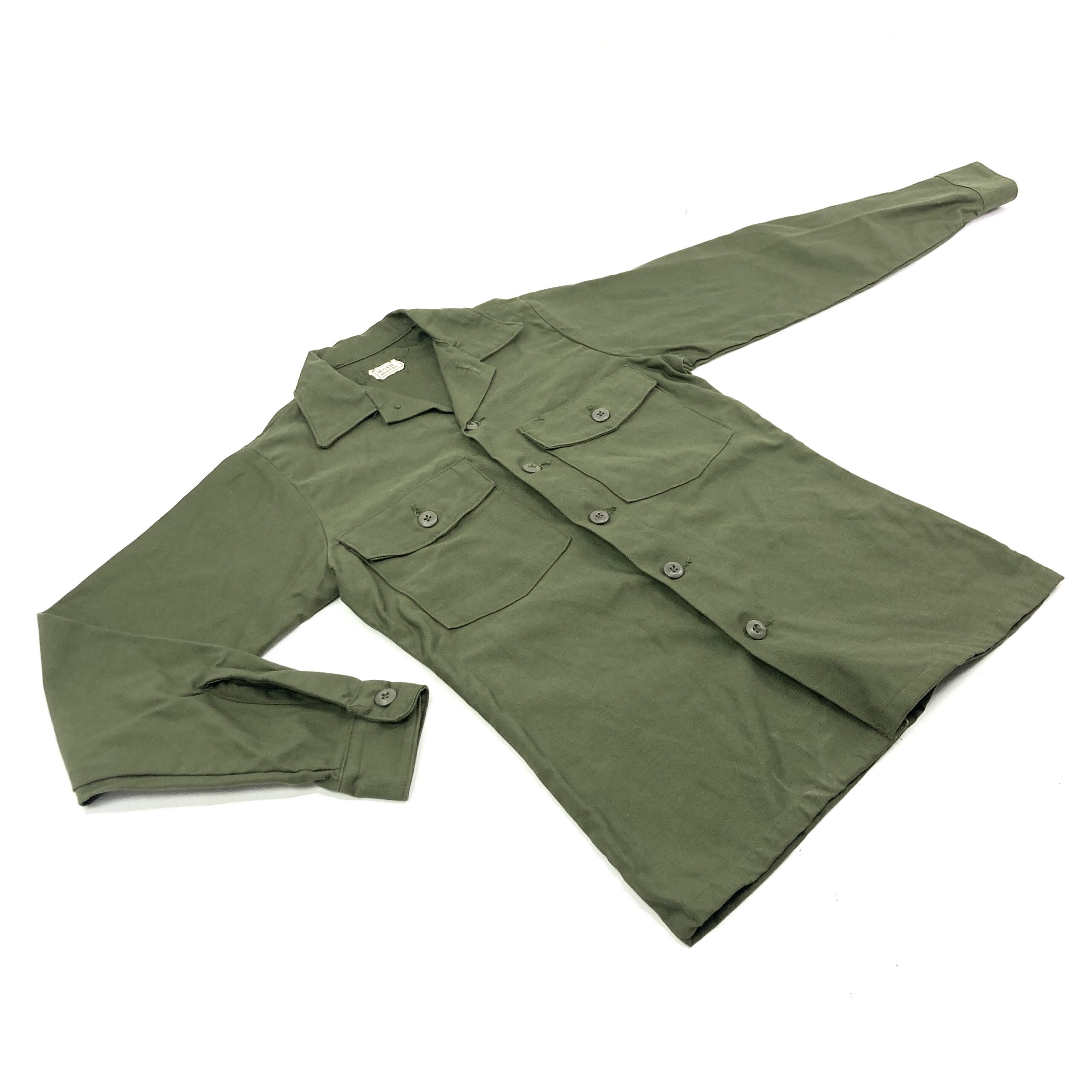 USGI Cotton Sateen Utility Shirt, OG 107 - Venture Surplus
