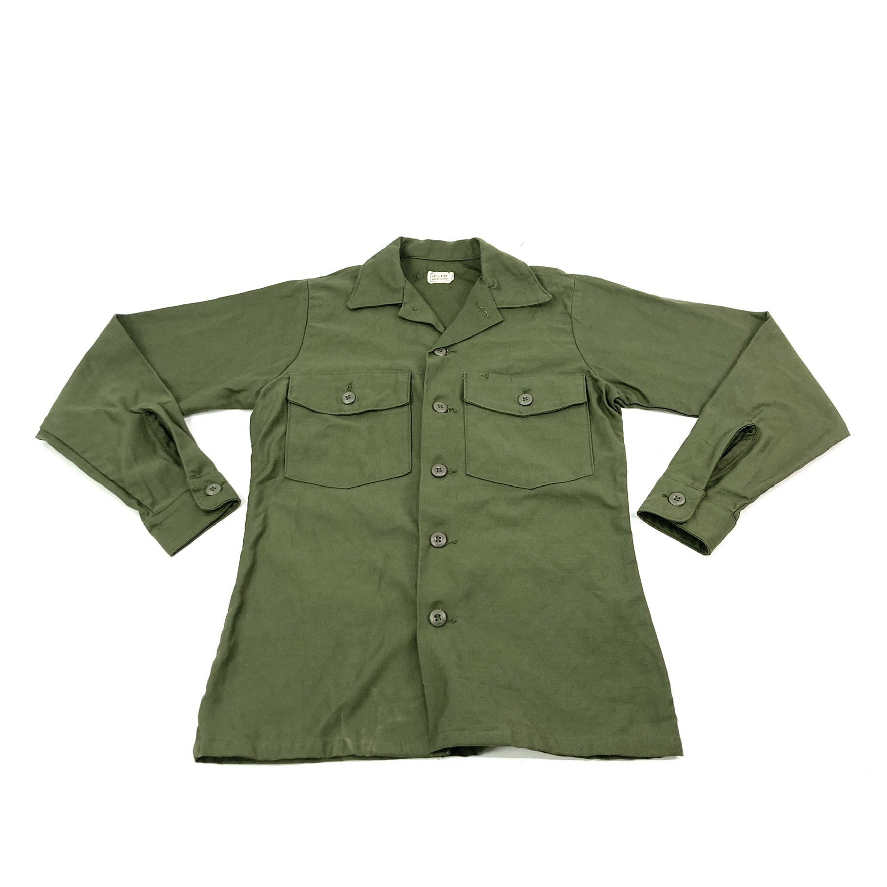 USGI Cotton Sateen Utility Shirt, OG 107 - Venture Surplus