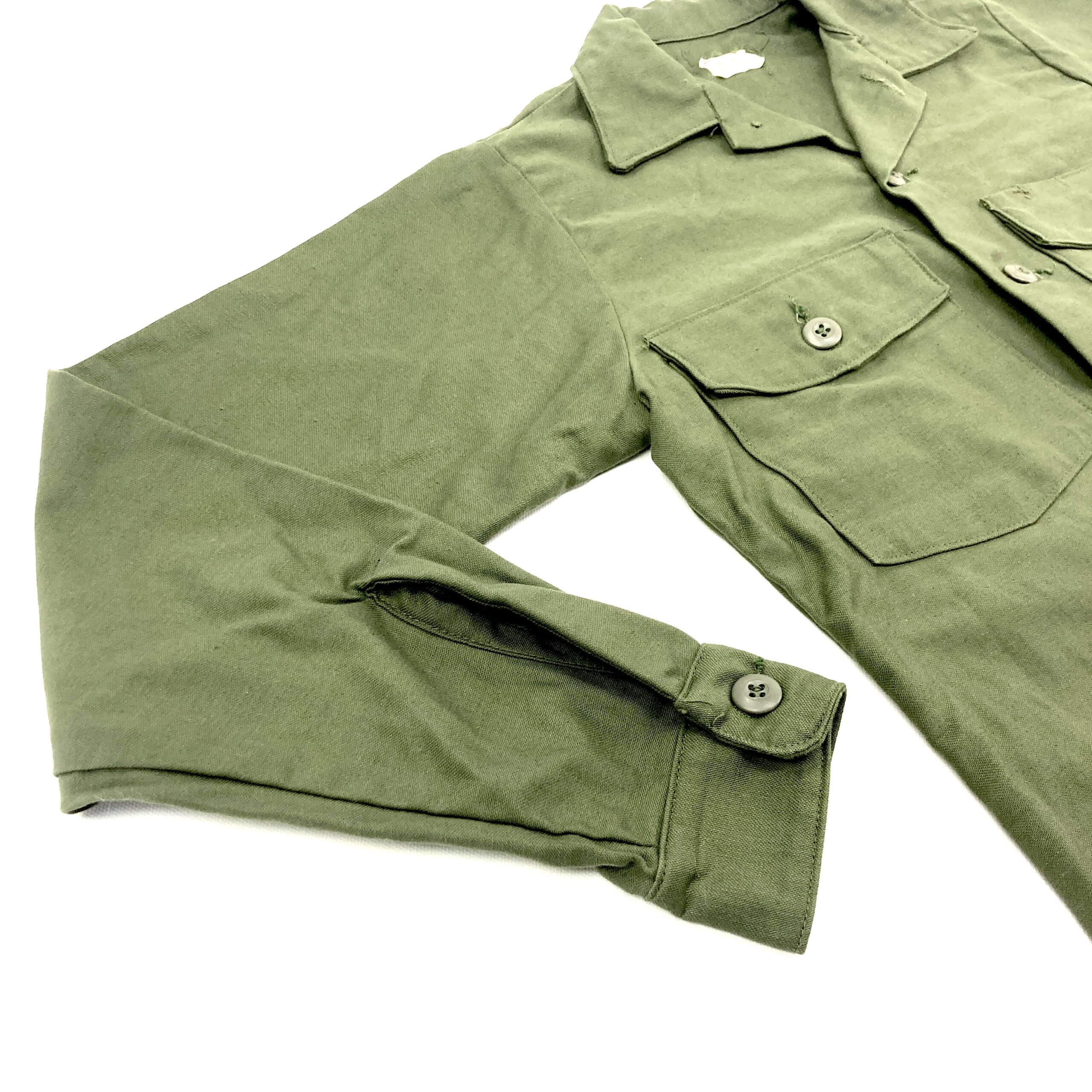 USGI Cotton Sateen Utility Shirt, OG 107 - Venture Surplus