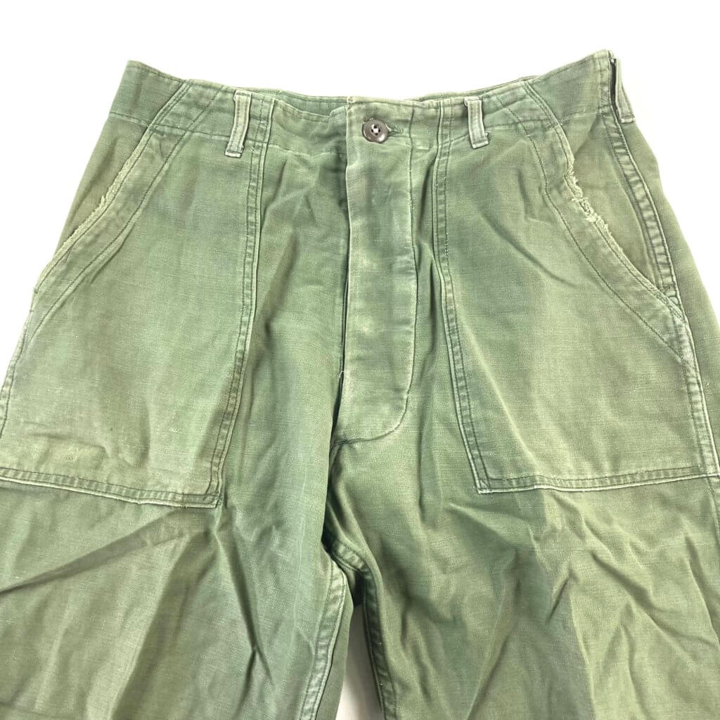 USGI Vintage Cotton Sateen Utility Pants, OG 107 - Venture Surplus