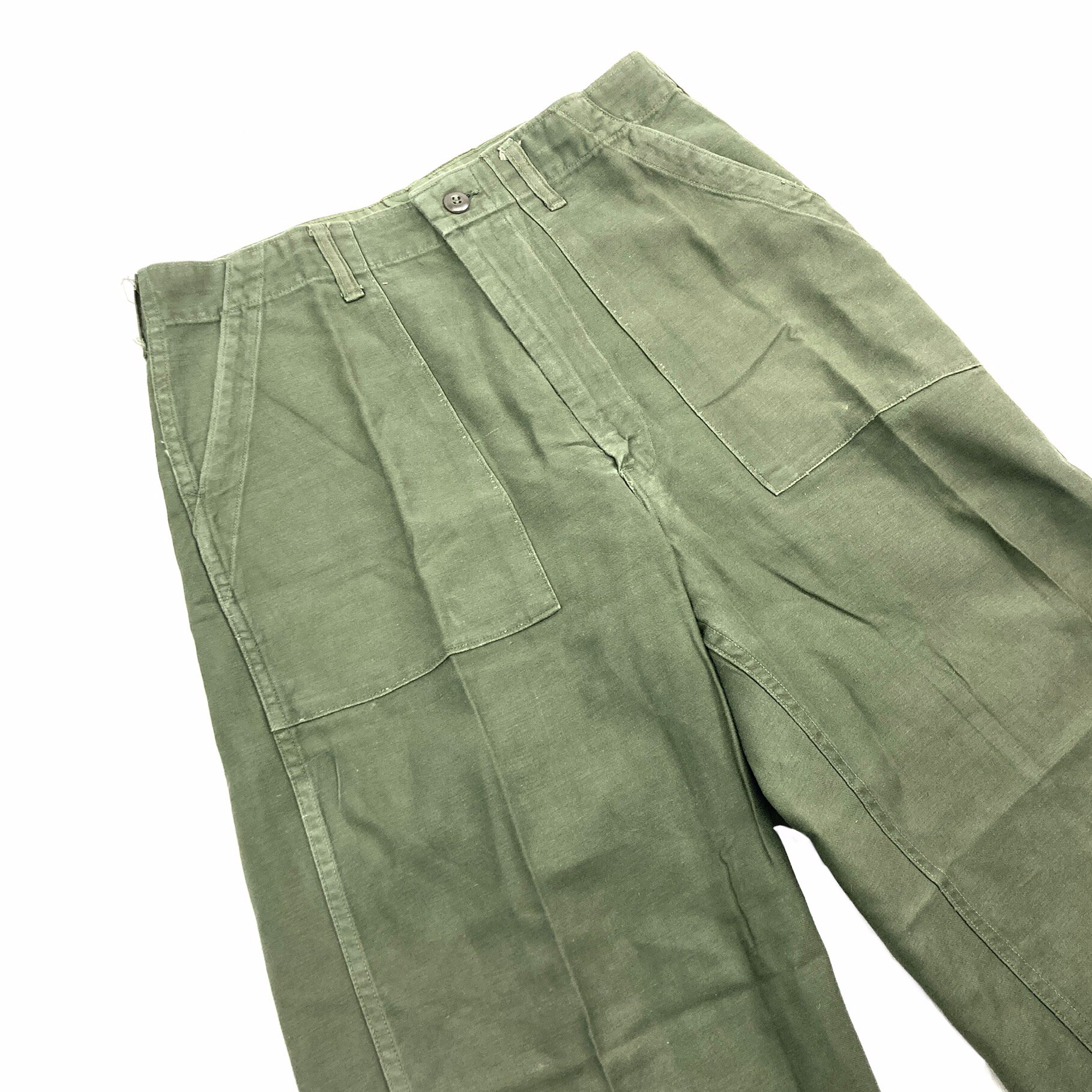 USGI Vintage Cotton Sateen Utility Pants, OG 107 - Venture Surplus