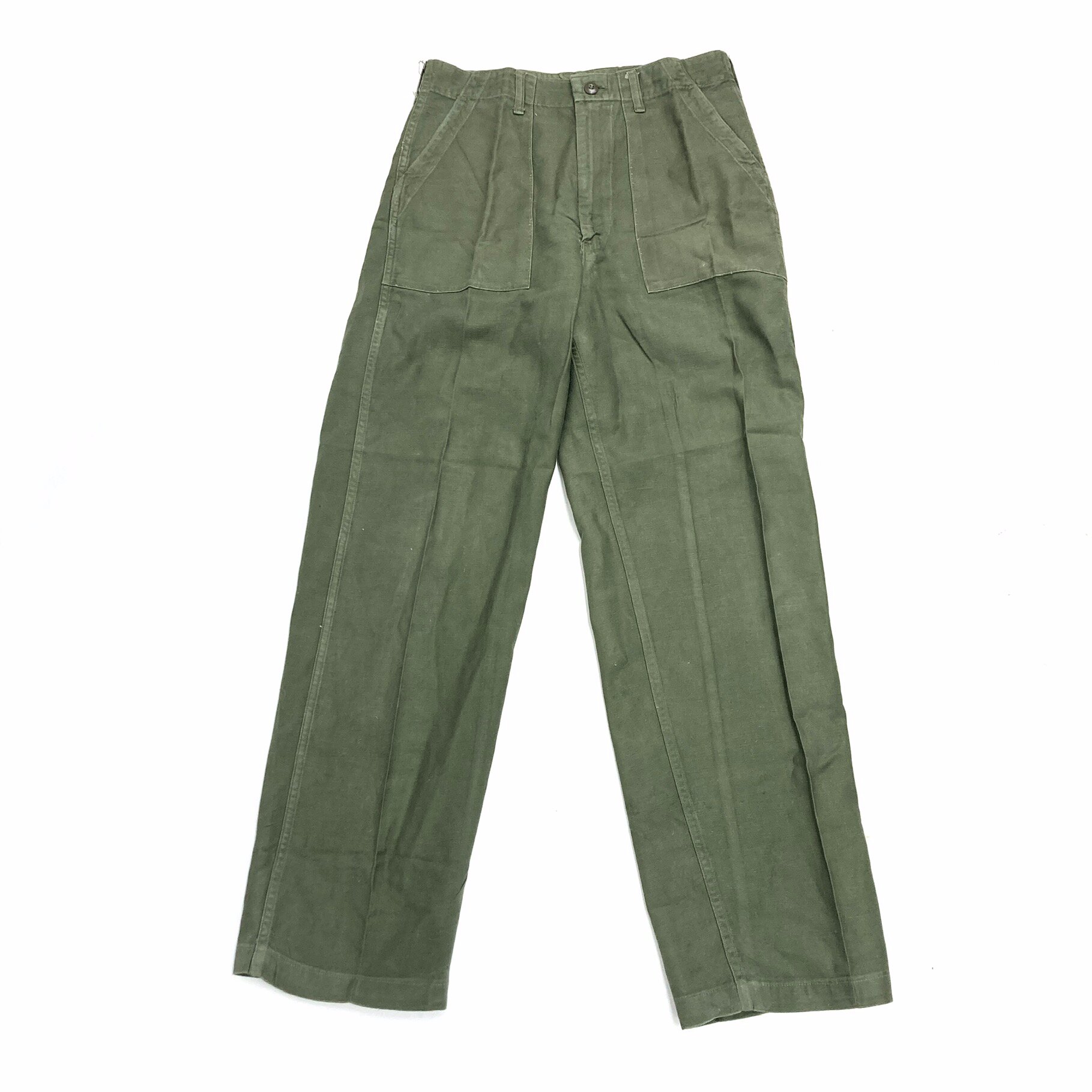 USGI Vintage Cotton Sateen Utility Pants, OG 107 - Venture Surplus