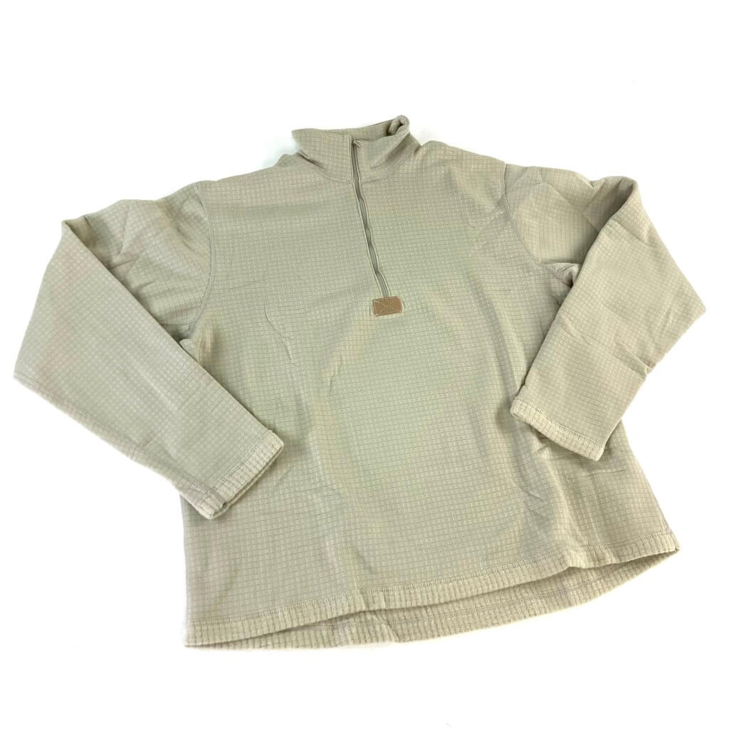 Tru-Spec Grid Fleece Pullover, Sand Tan - Venture Surplus