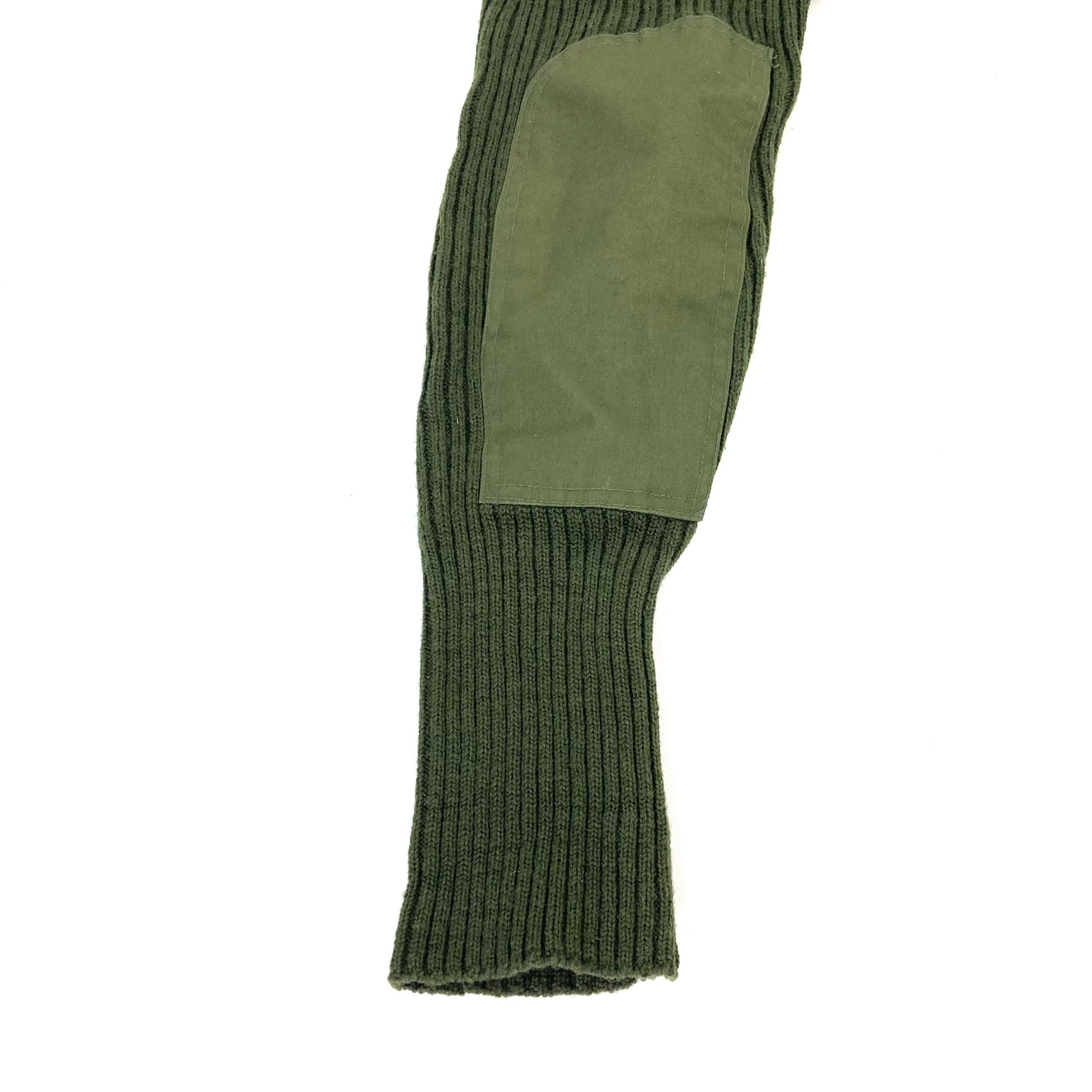 USGI Service Sweater with Epaulettes, Crew Neck, Wool, Olive Drab