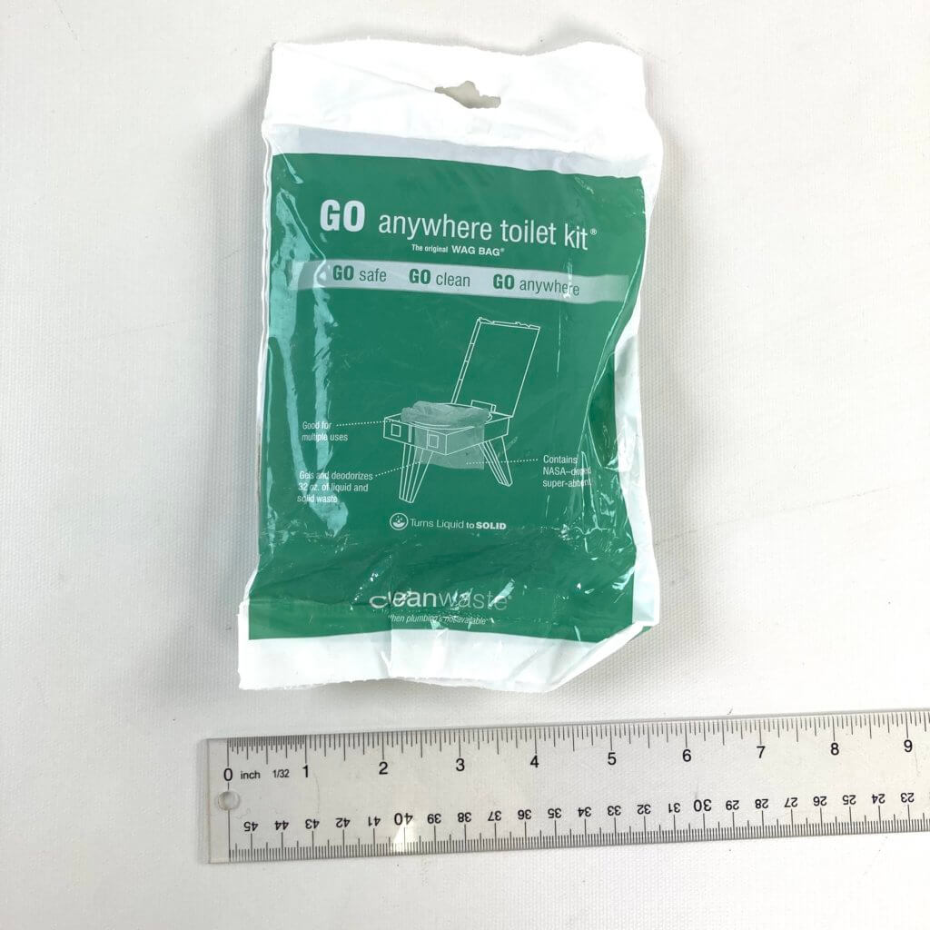 Cleanwaste Wag Bags, Go Anywhere Portable Toilet Kit, Green Packaging