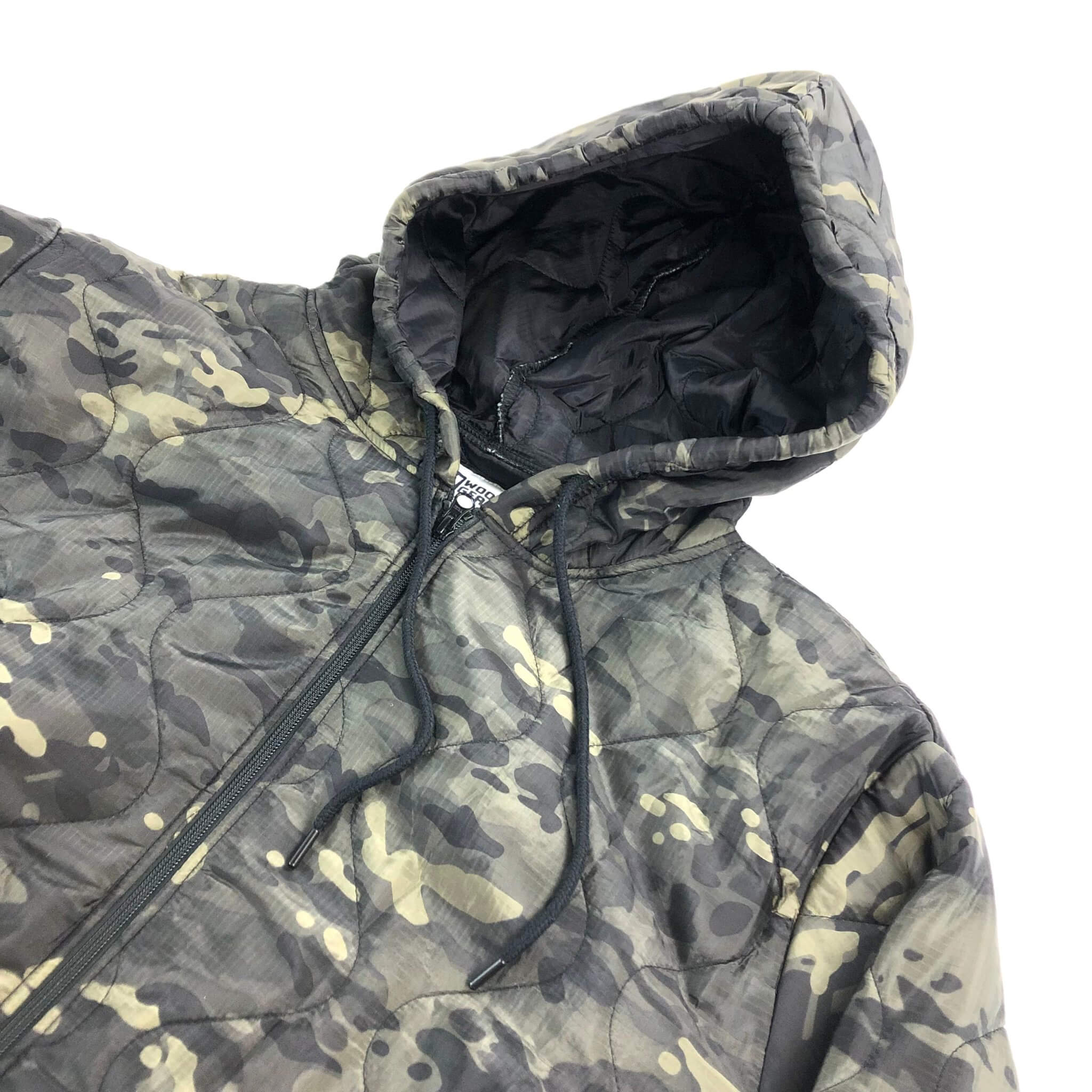 Woobie Gear Zippered Woobie Jacket, Black Camouflage - Venture Surplus