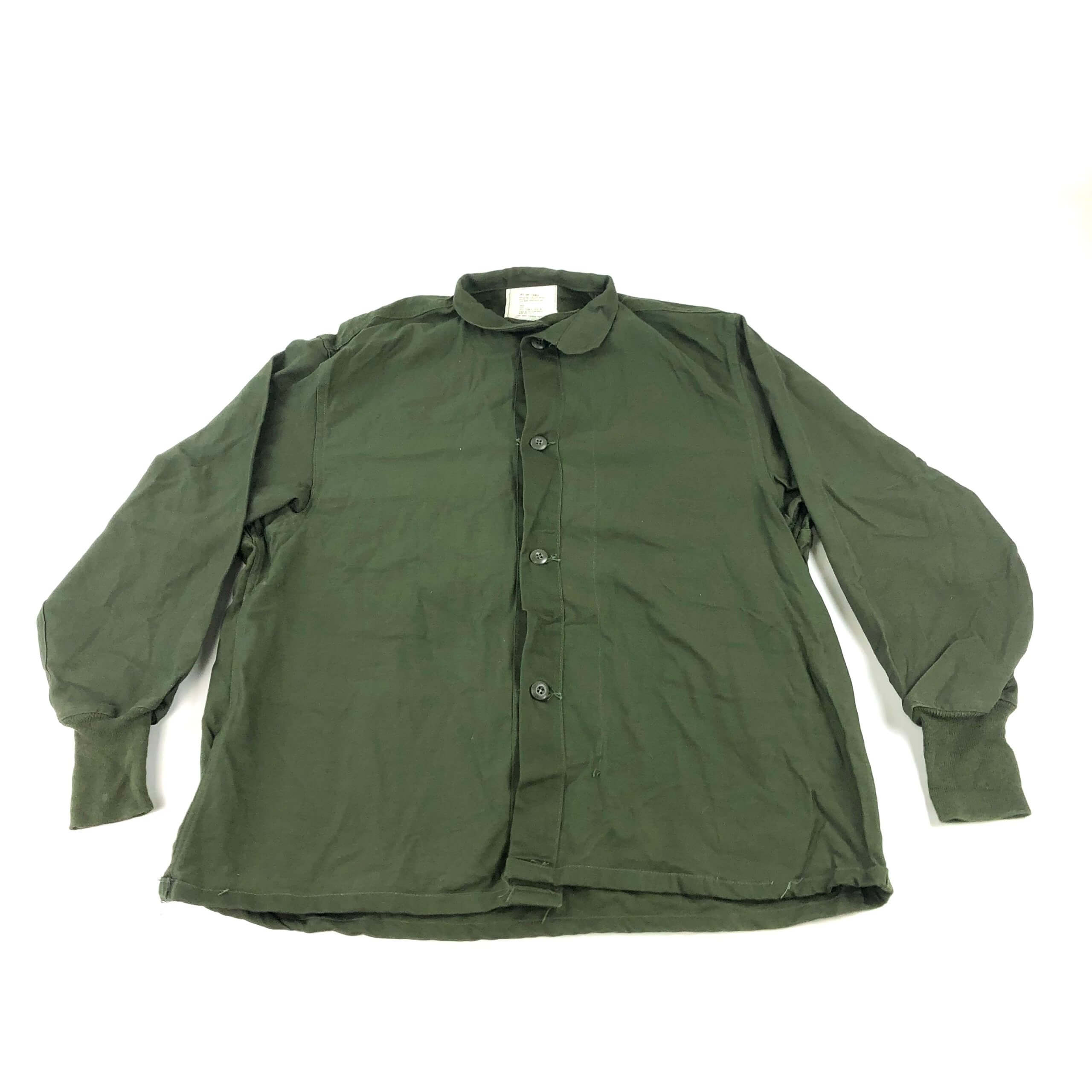 40´s Vintage U.S.military poplin shirt-