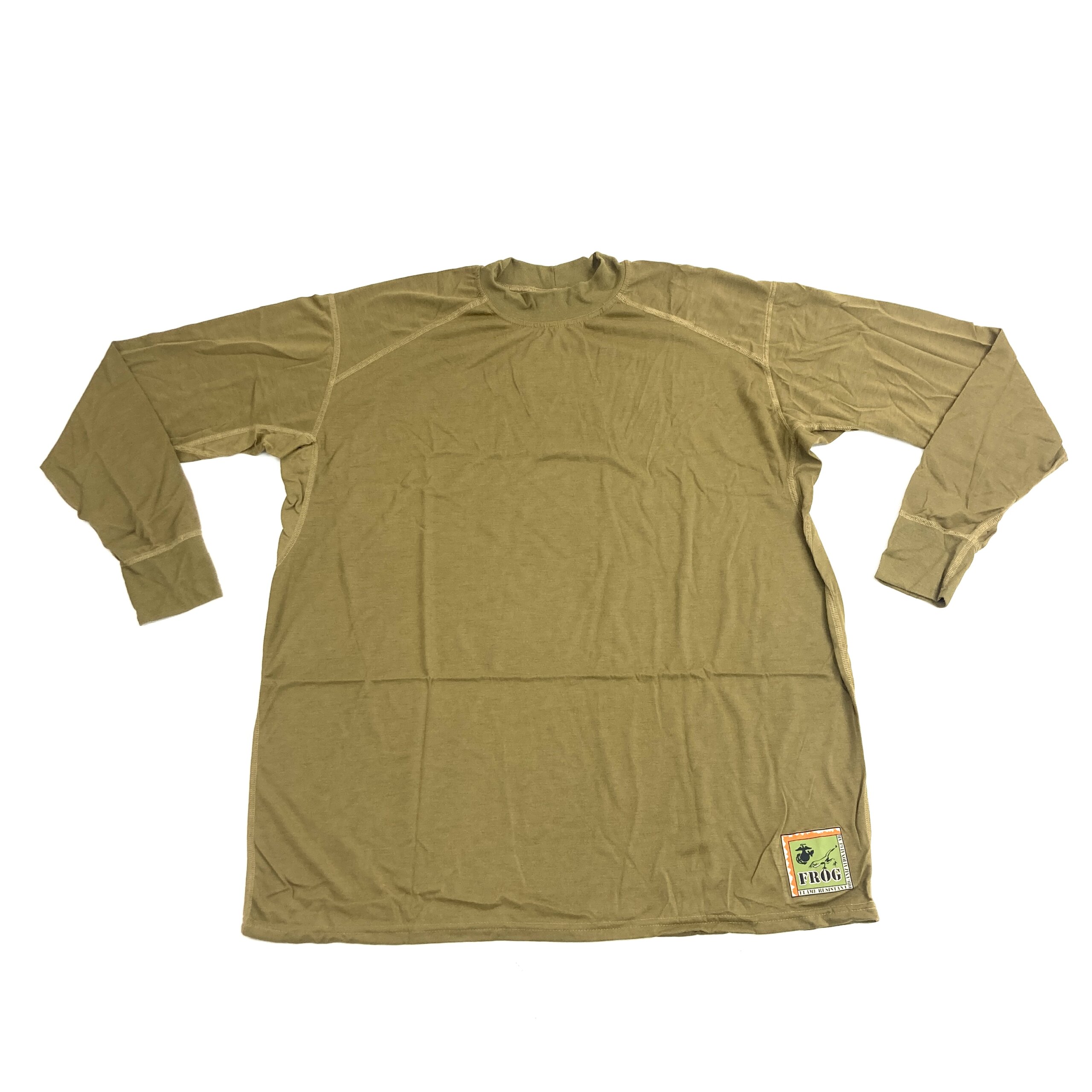 USMC by XGO FROG Base Layer Shirt, Long Sleeve, Coyote Brown