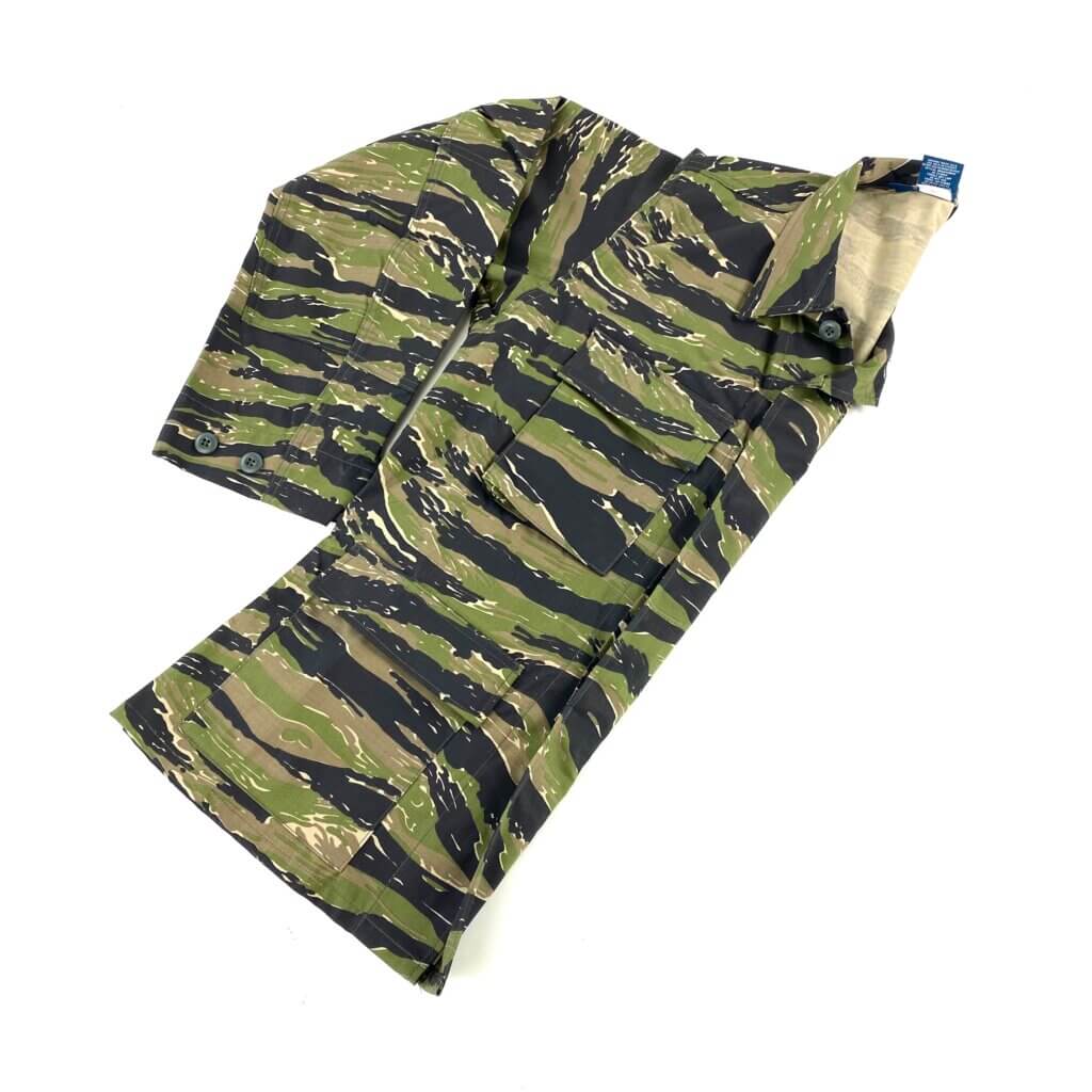 Veste Militaire Propper Tiger Stripe - Bdu Feldjacke, Taille Large Long, Neuve