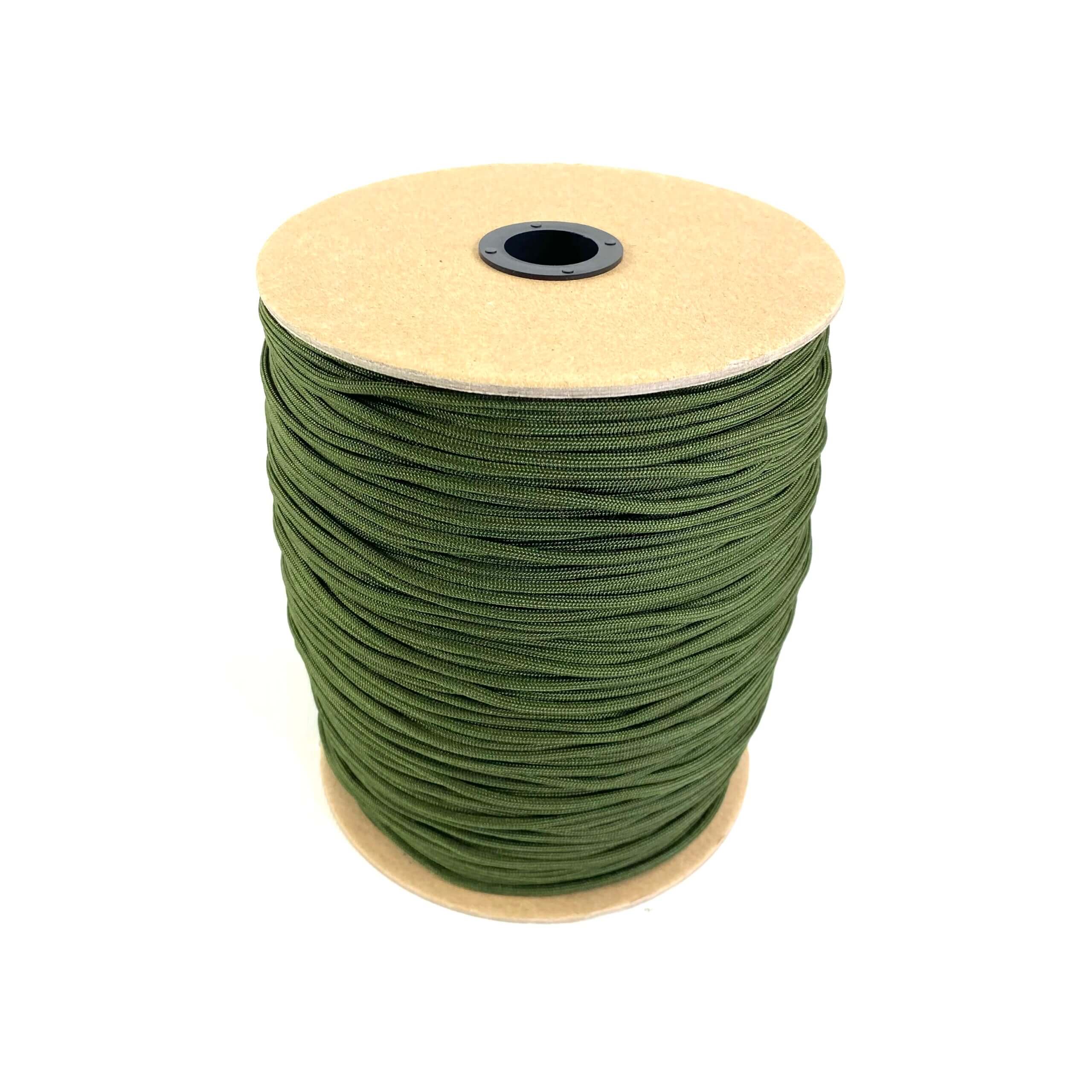 550 Paracord Ivy Green Made in the USA Polyester/Nylon Type 111