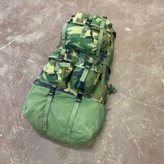 USGI Mounted Crewman Compartmented Bag, MCCEB, Woodland Camo