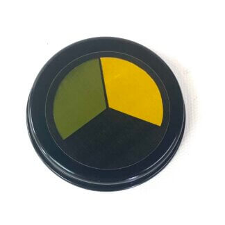 Camouflage Face Paint Tri-Color Wheel, With Mirror
